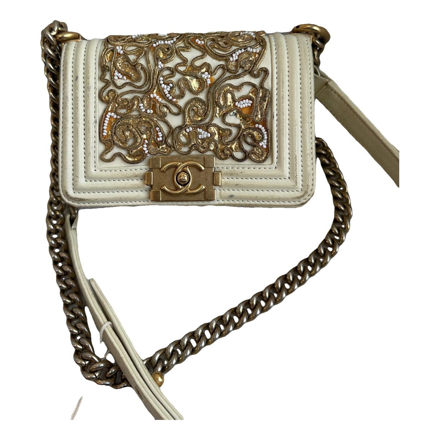 Boy leather crossbody bag