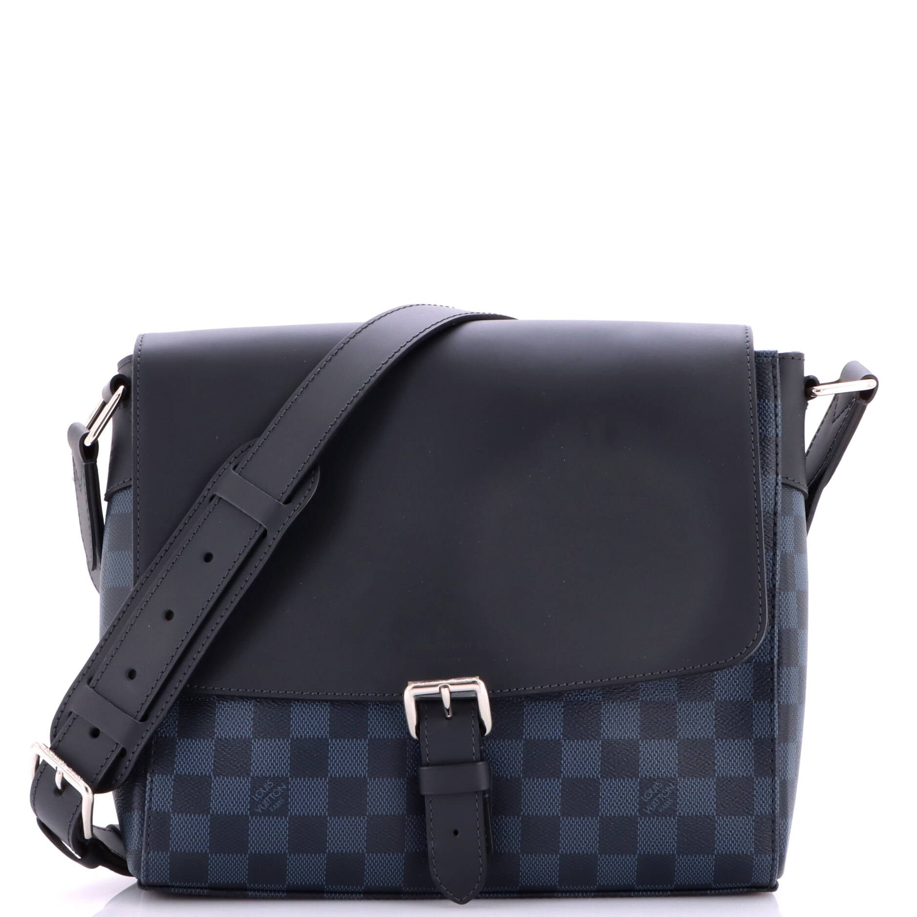Newport Messenger Damier Cobalt PM