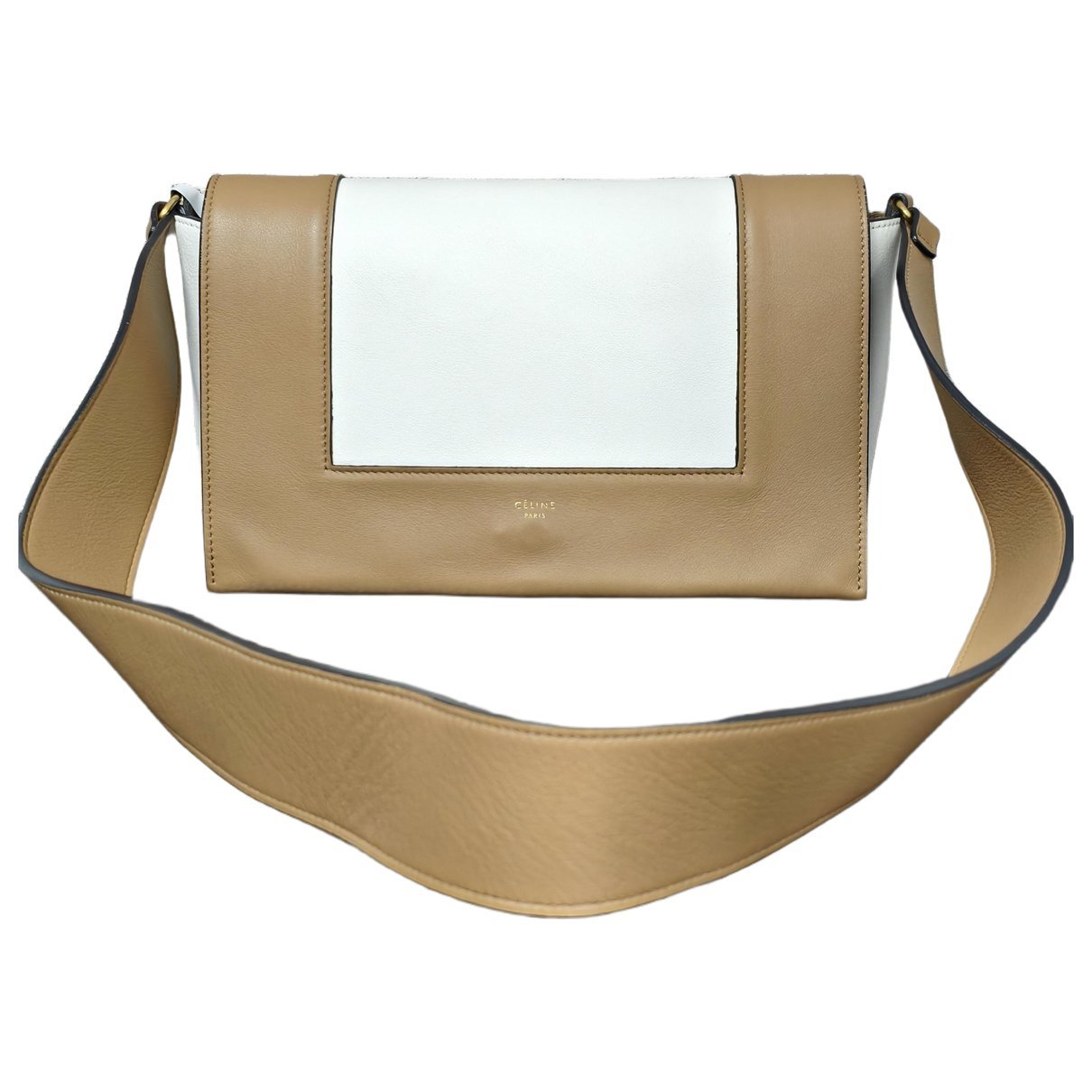 Frame leather crossbody bag