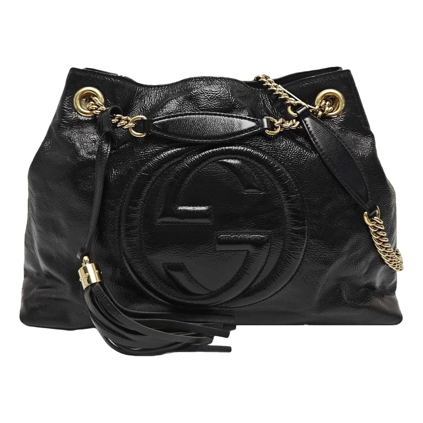 Soho patent leather handbag