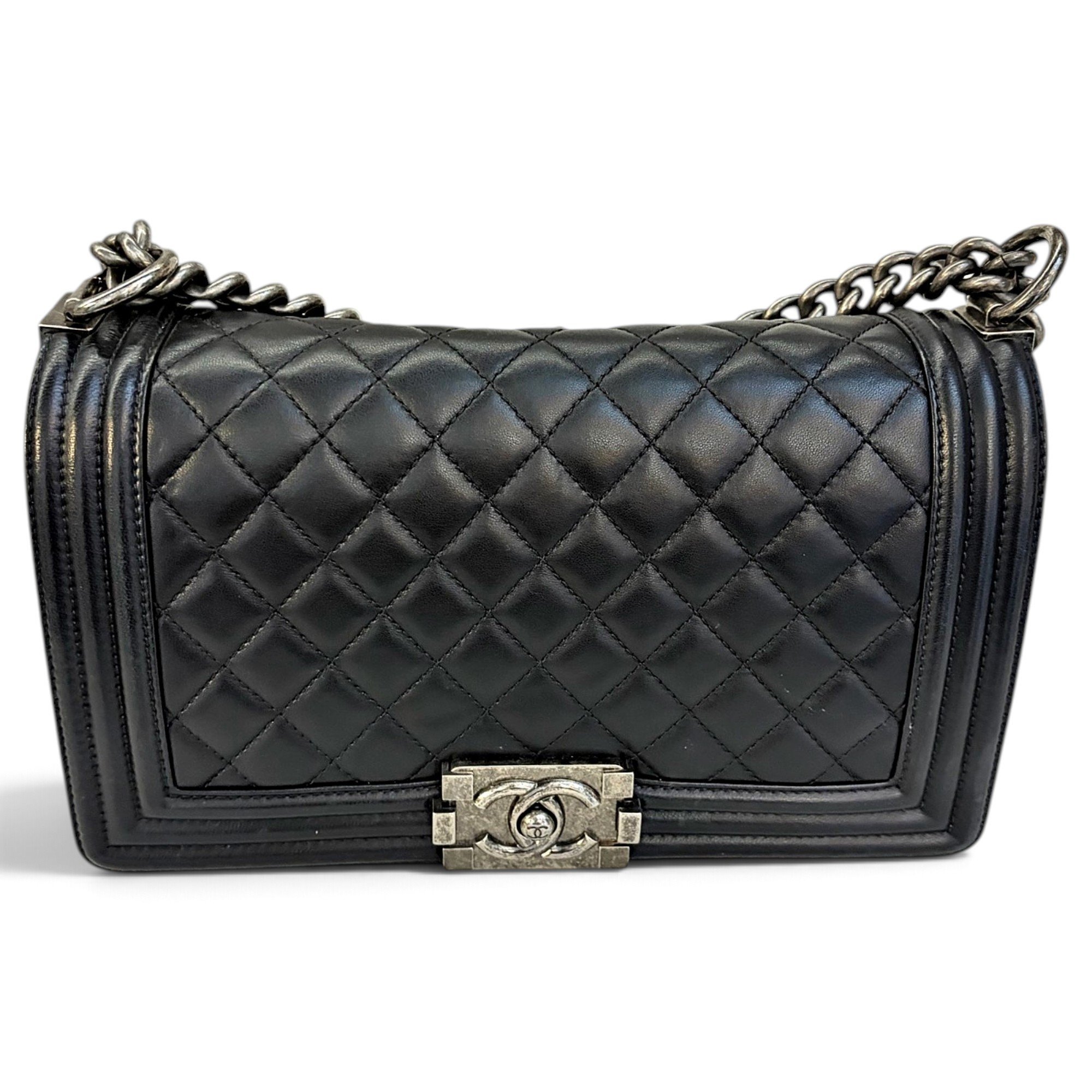 Boy leather crossbody bag
