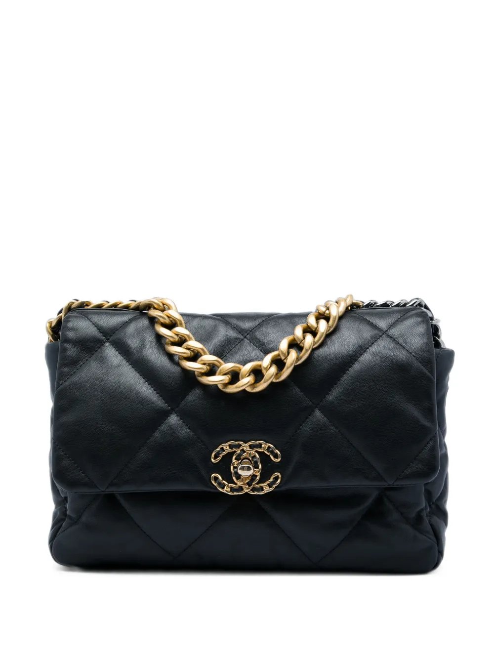 2020 Large Lambskin 19 Flap satchel
