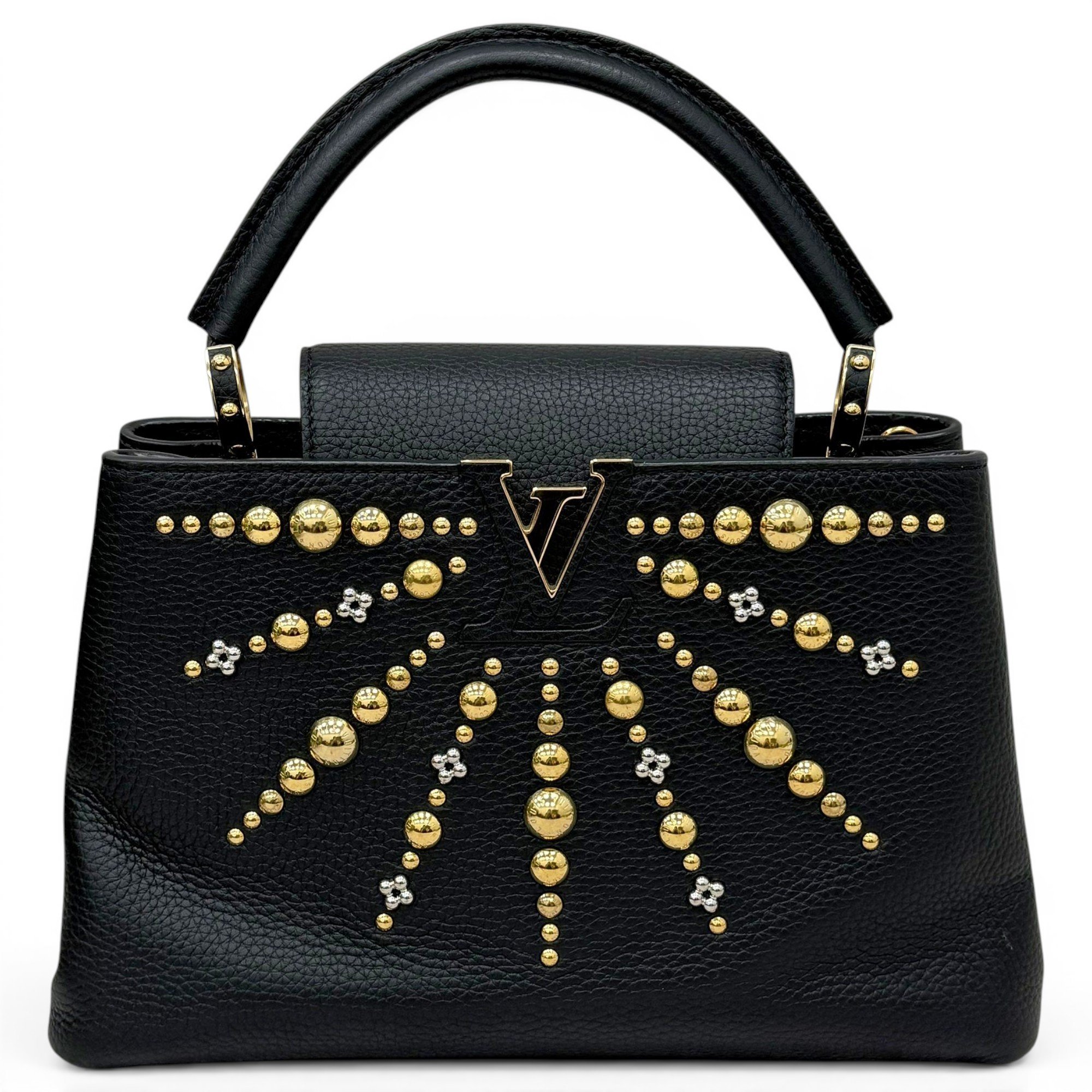 Capucines leather handbag