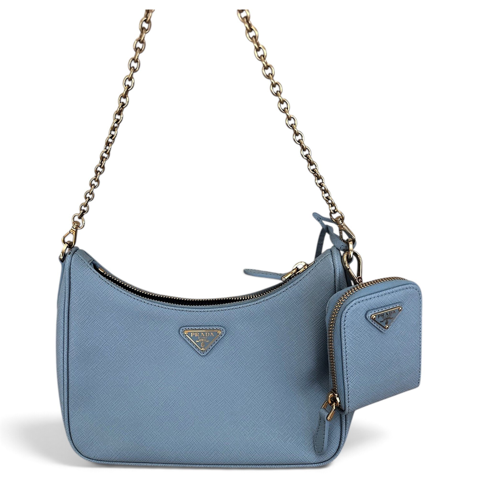 Re-edition leather handbag