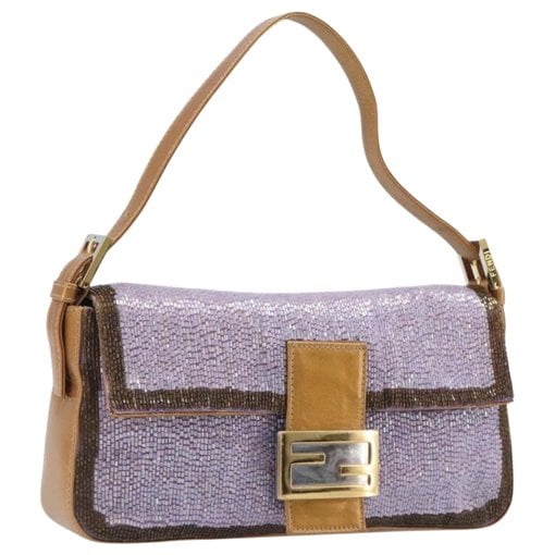 Baguette leather handbag