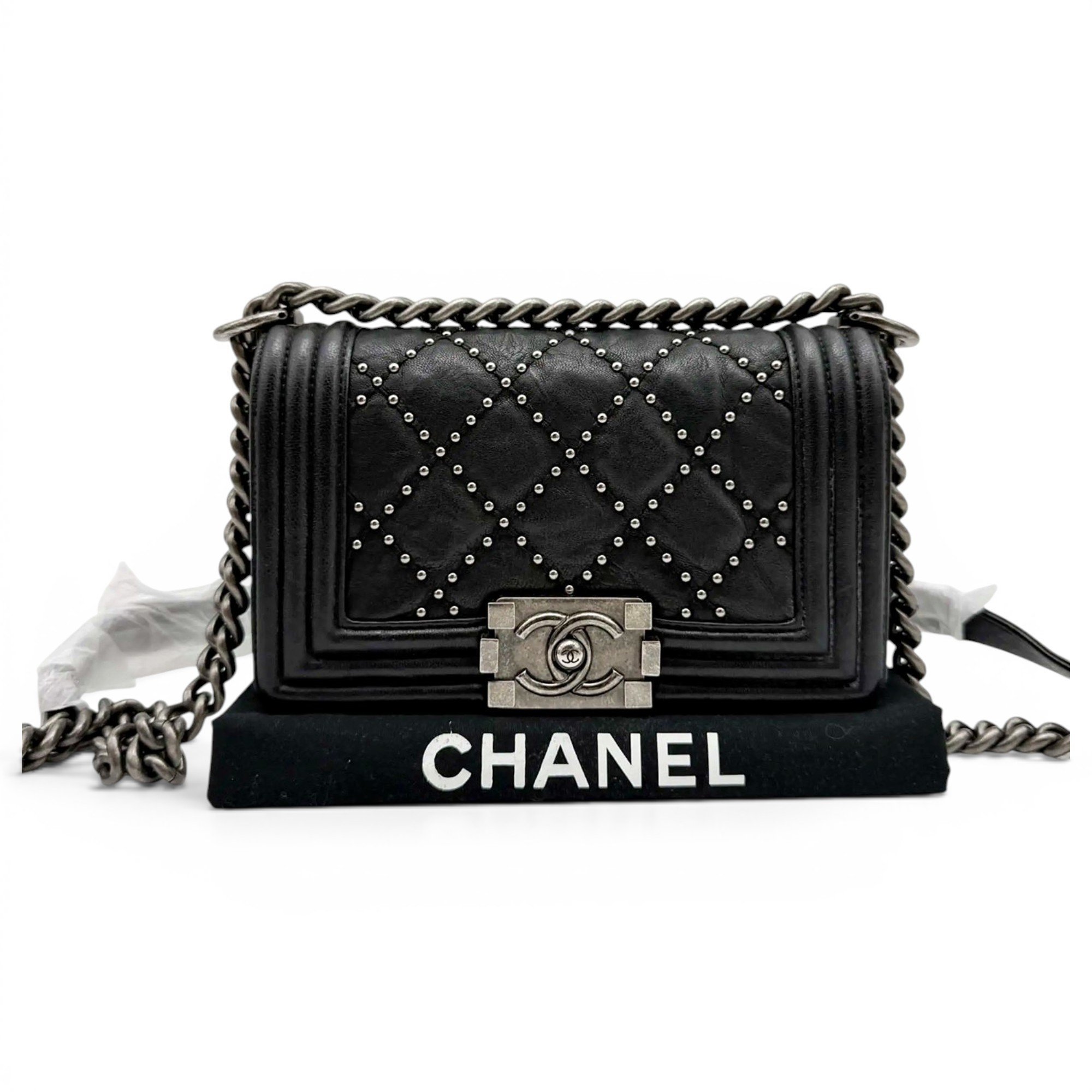 Boy leather handbag