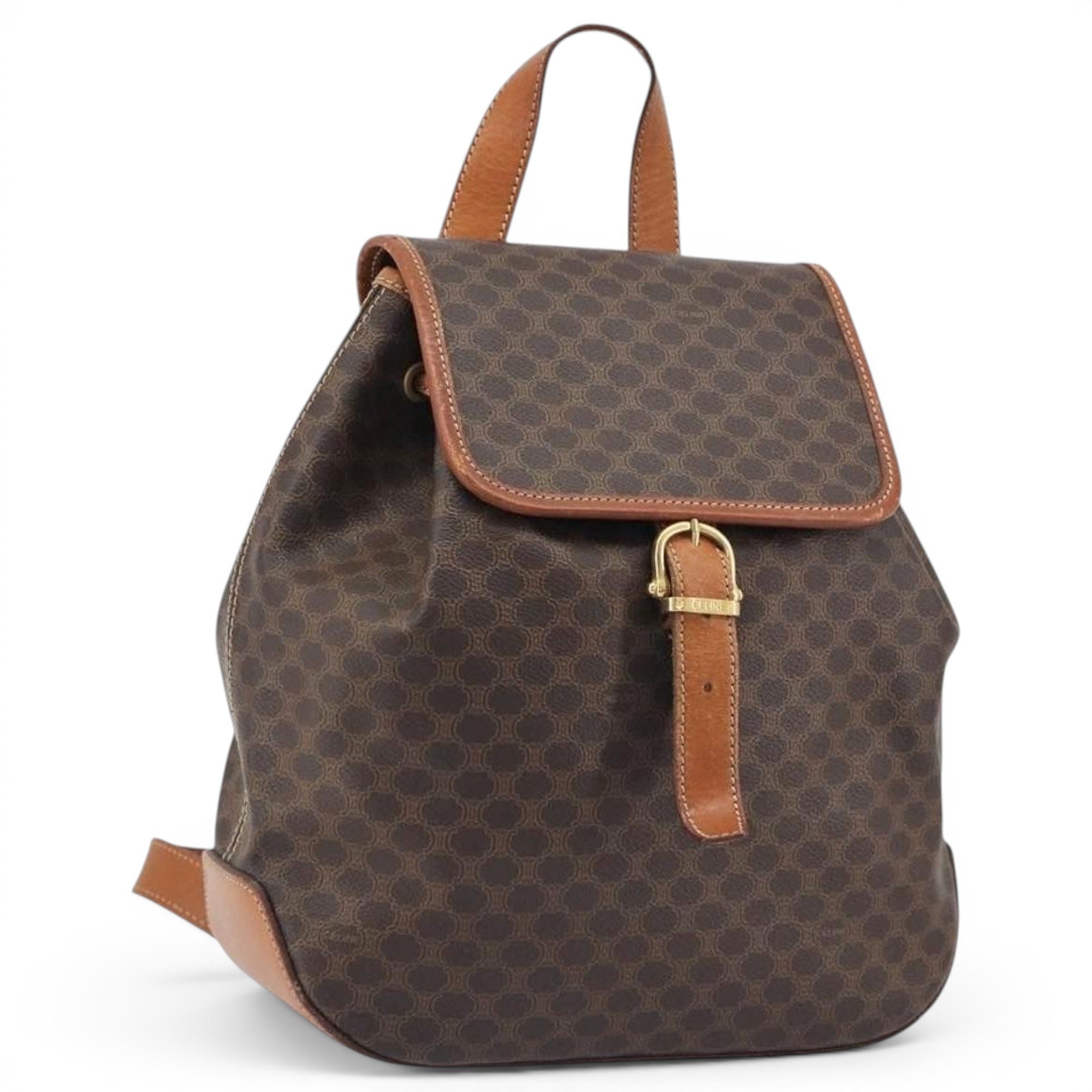 Leather backpack
