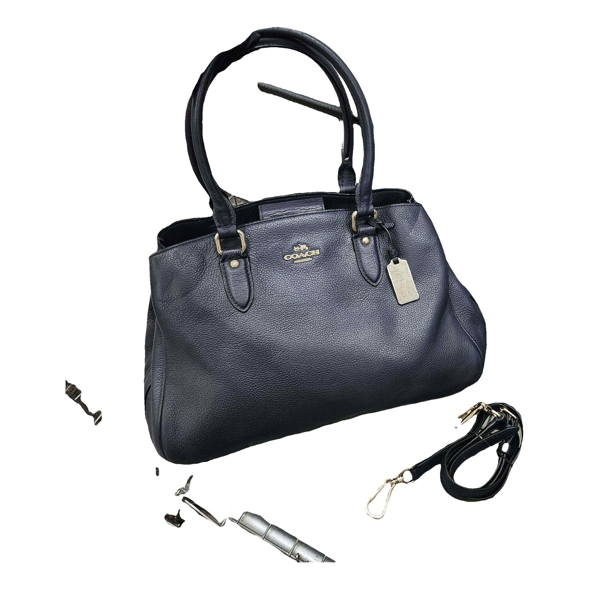Leather handbag