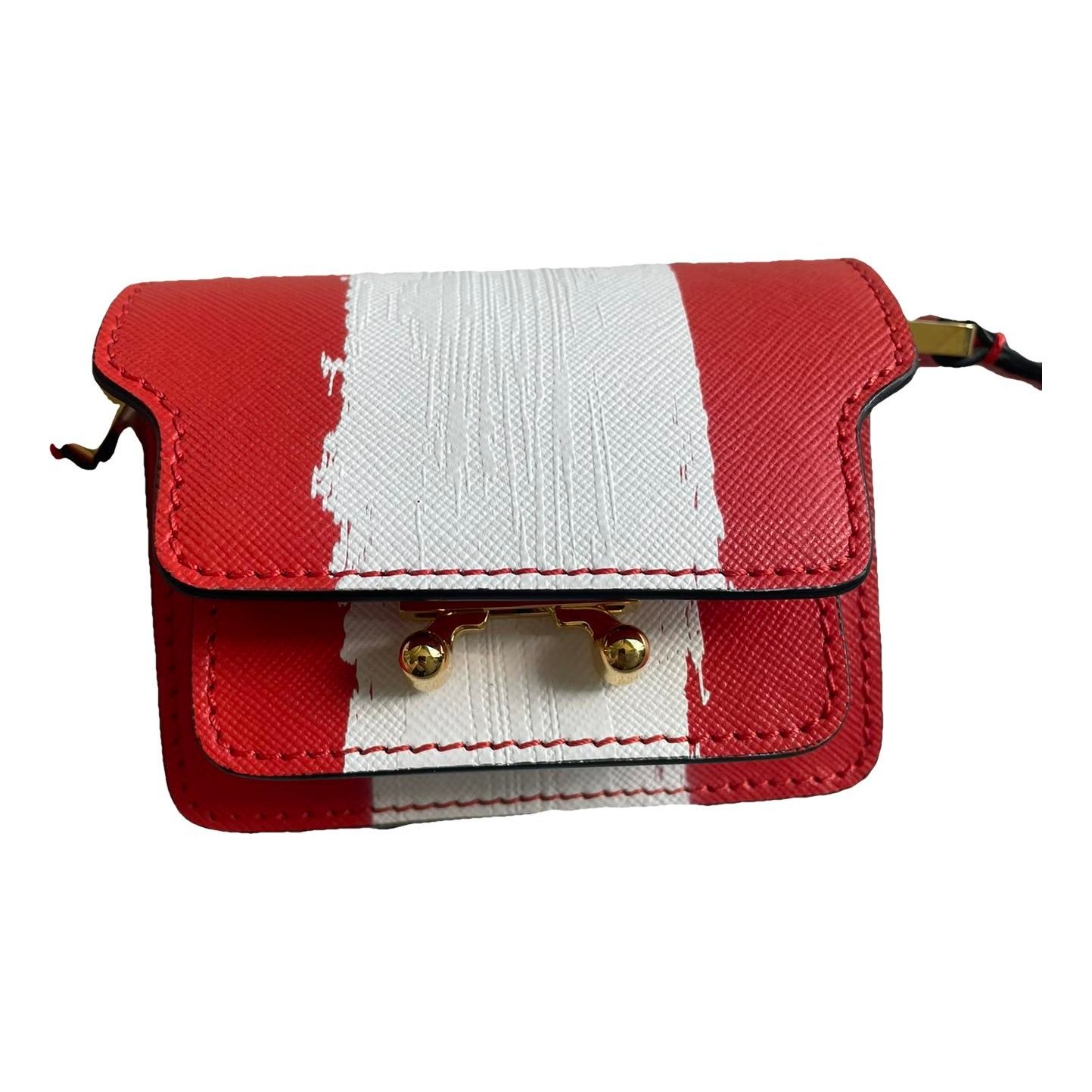 Marni Trunk leather crossbody bag