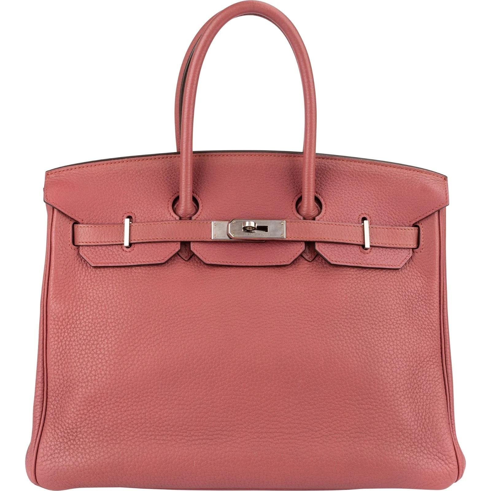 Birkin 35 leather handbag