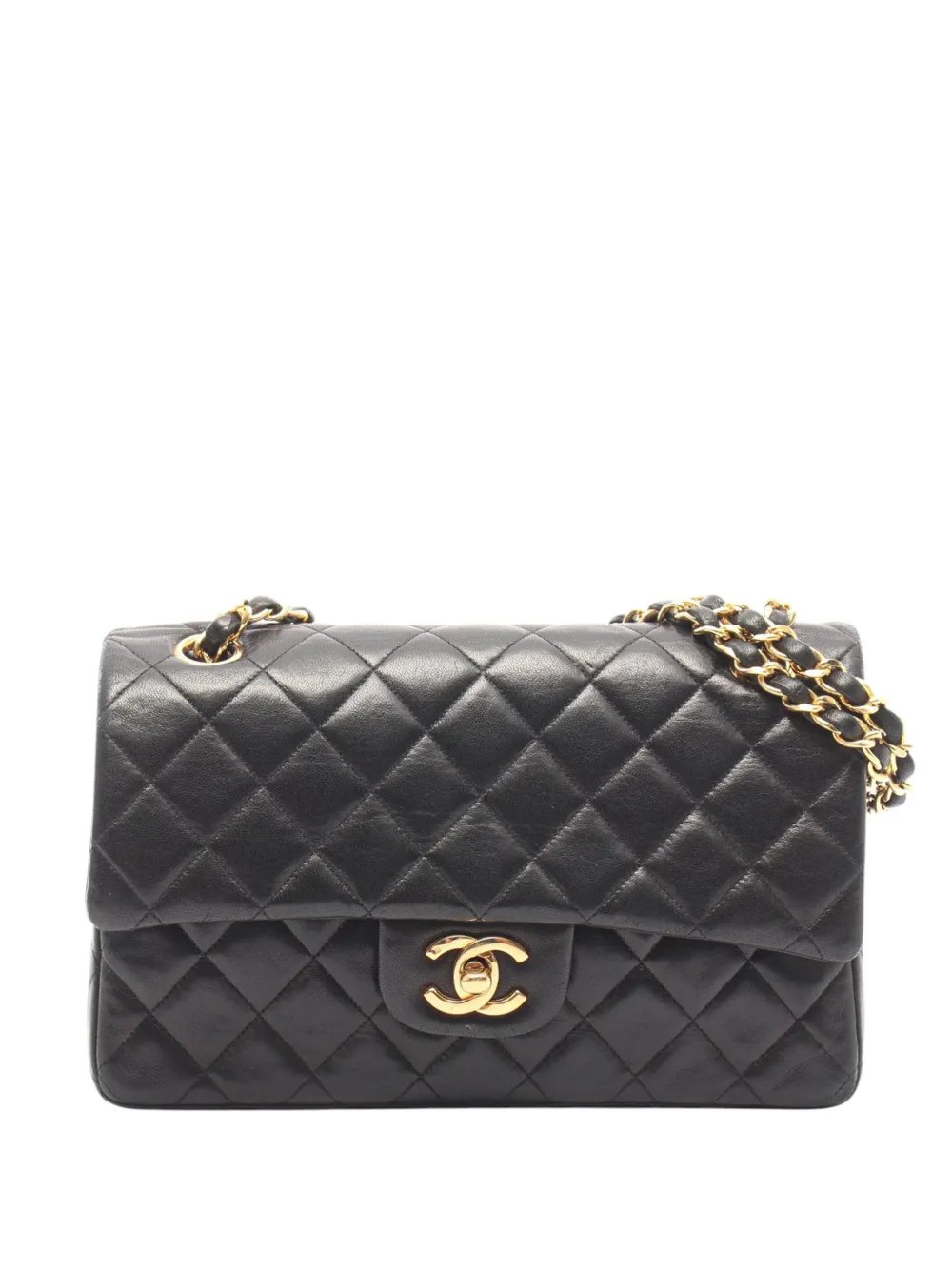 1991-1994 Small Classic Lambskin Double Flap shoulder bag