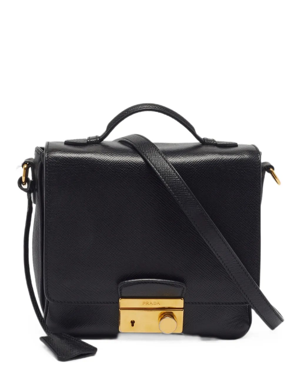 Saffiano top handle mini bag