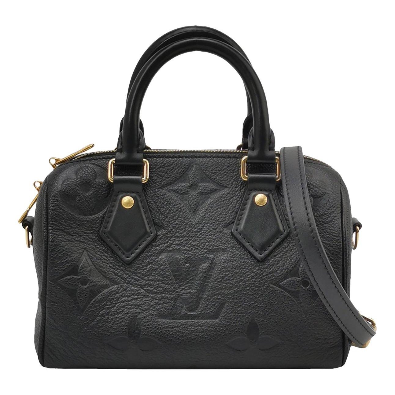 Speedy leather handbag