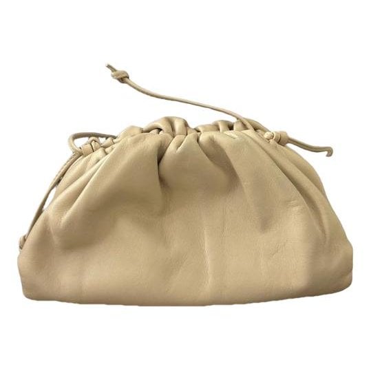 Pouch leather handbag