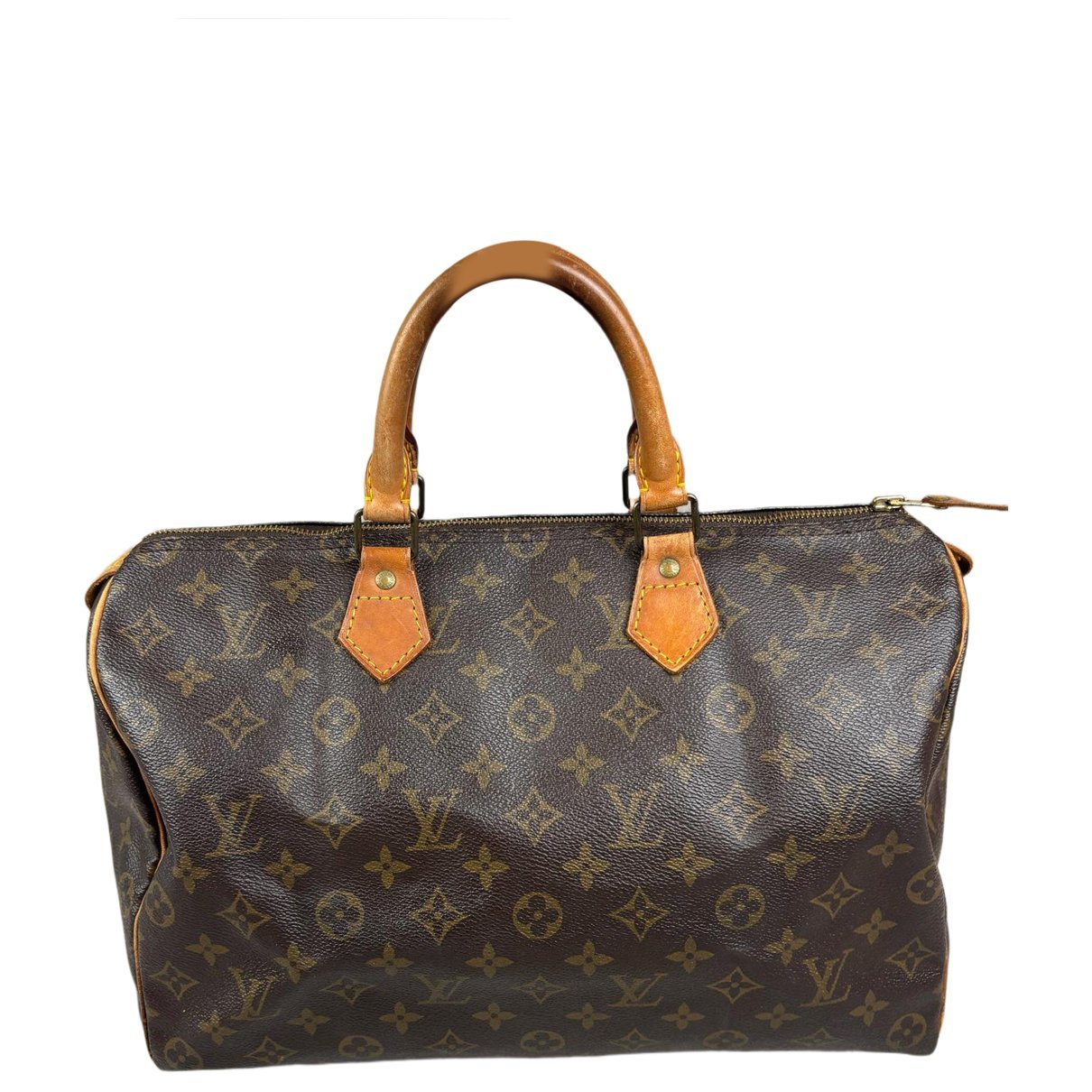 Speedy leather handbag