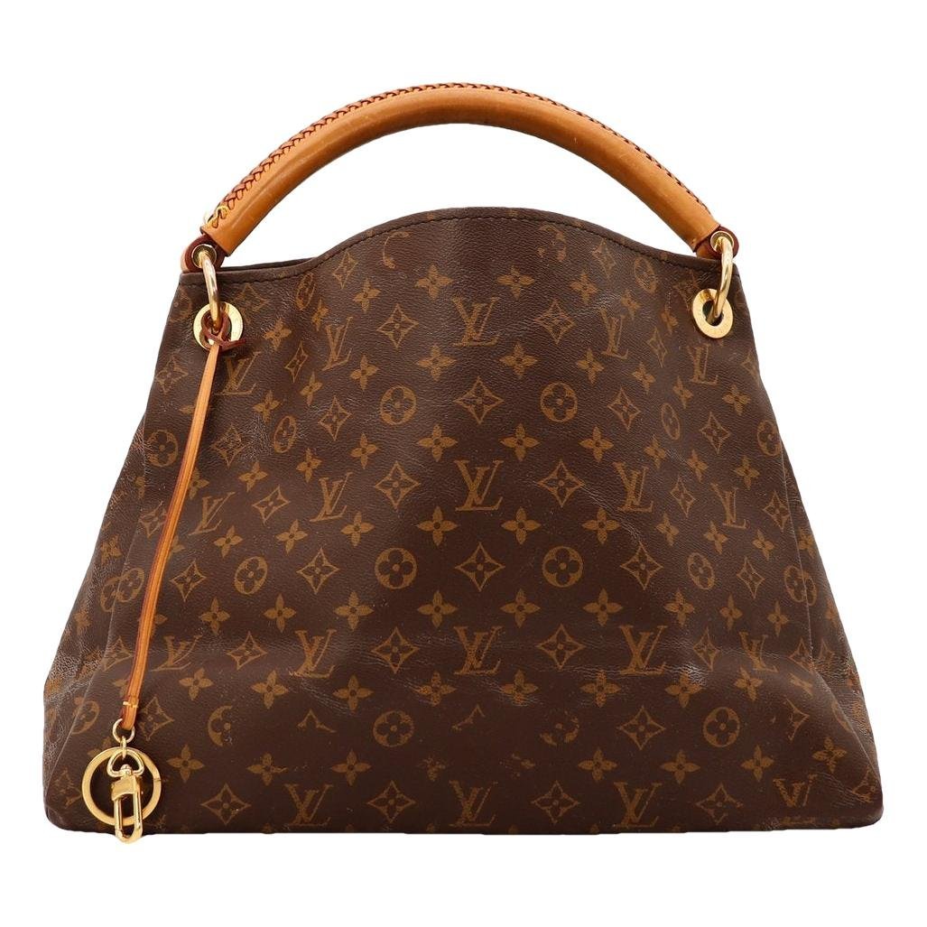 Artsy leather handbag