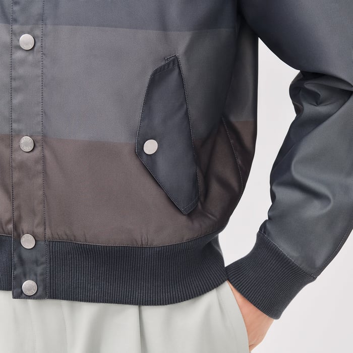 Chocolat "Cambridge" Rib-trim Jacket