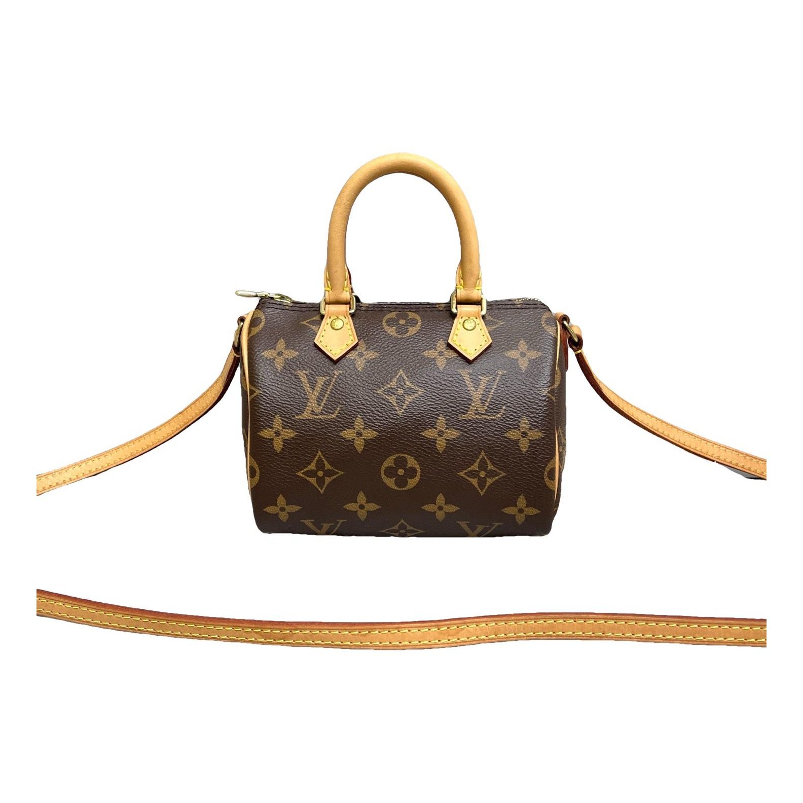 Nano Speedy / Mini HL leather handbag