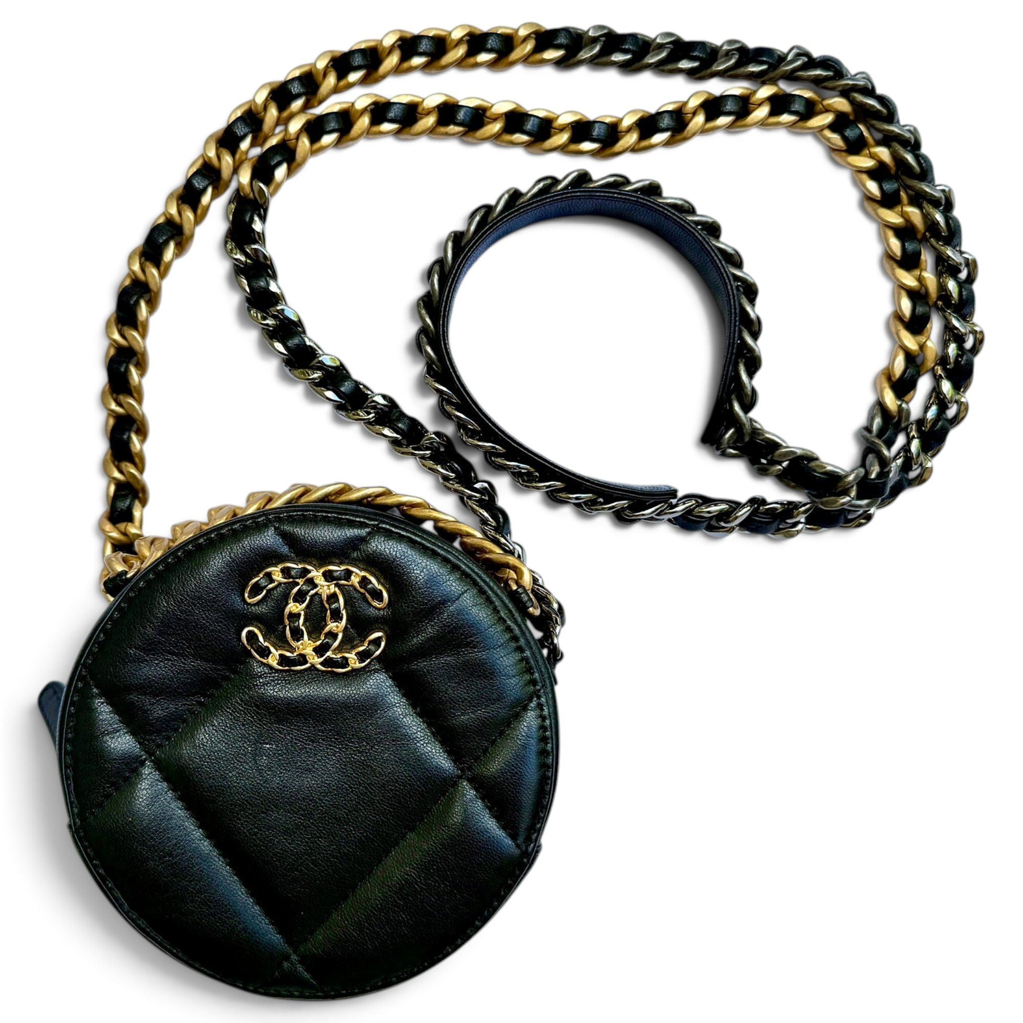 Chanel 19 leather crossbody bag