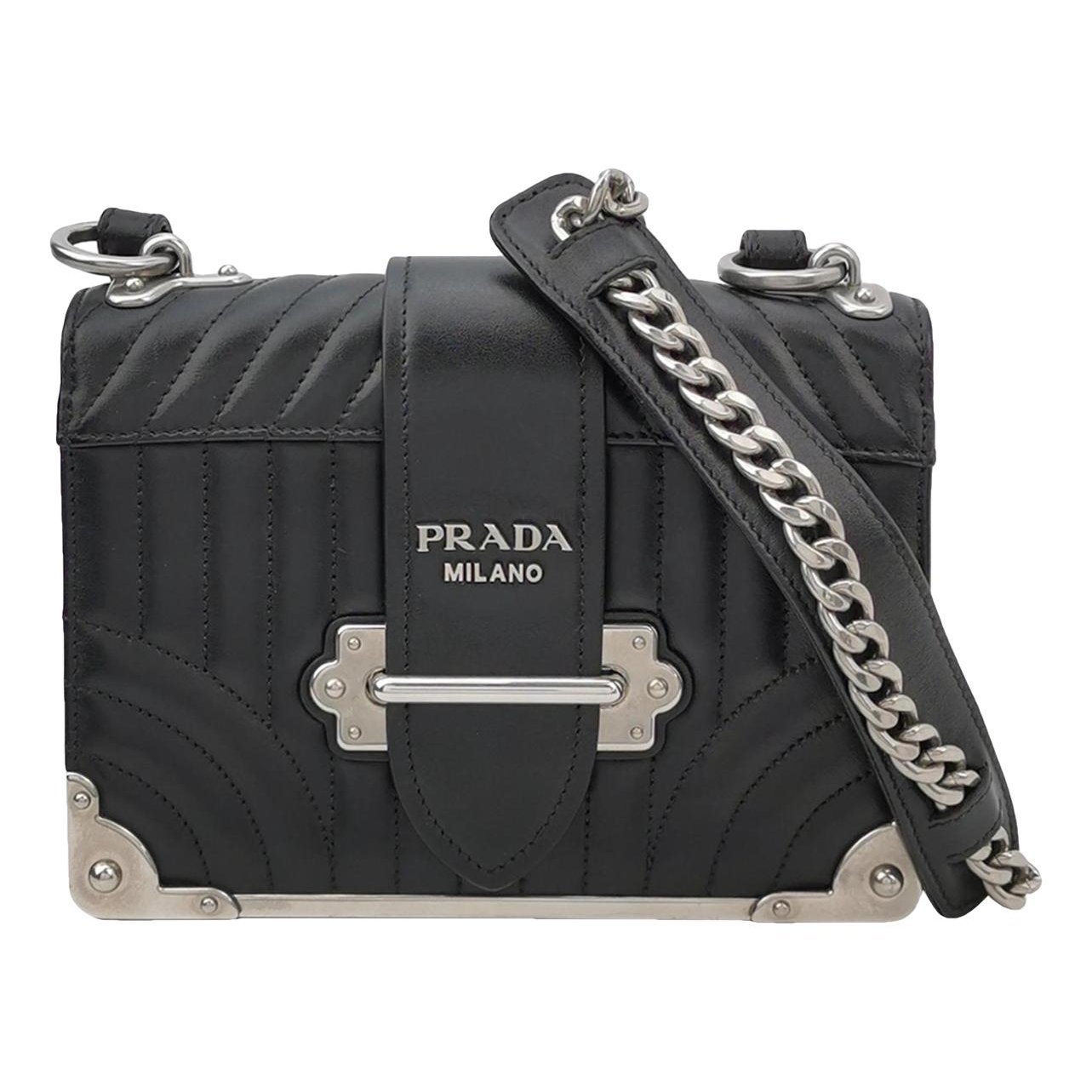 Cahier leather handbag