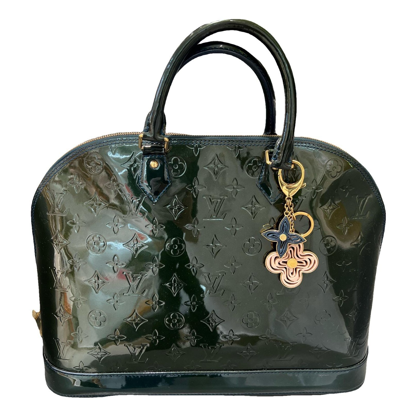 Alma patent leather handbag