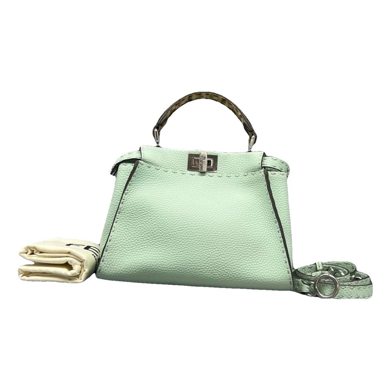 Peekaboo leather handbag