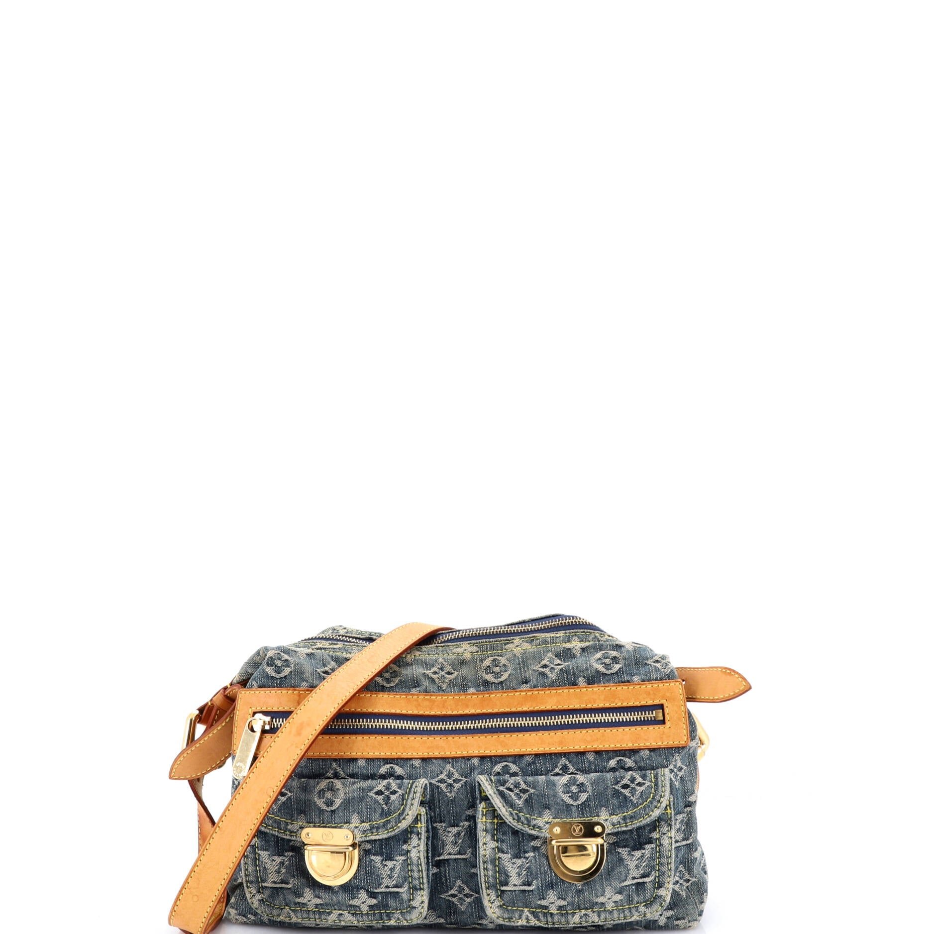 Louis Vuitton Baggy Handbag Denim PM