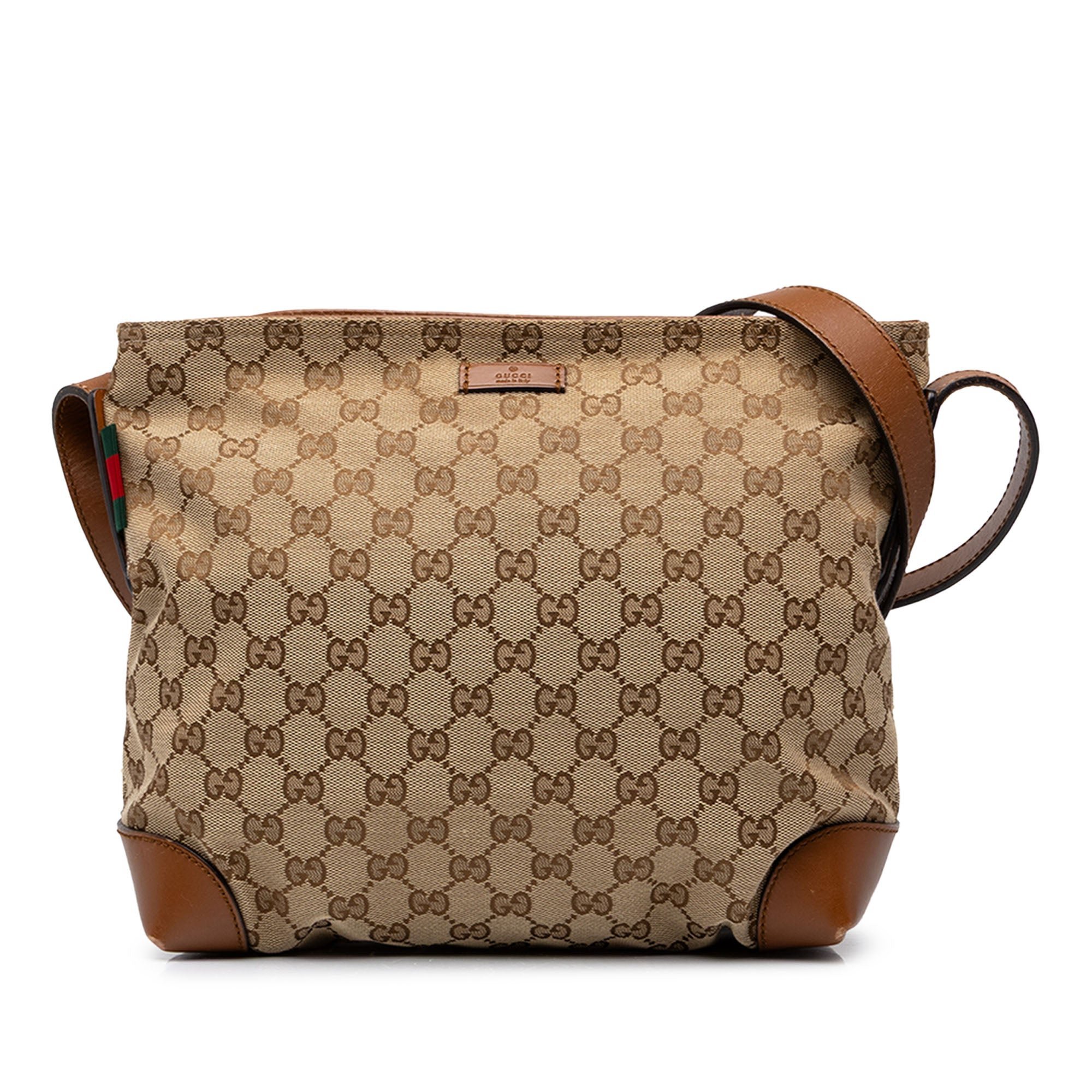 Gucci B leather handbag
