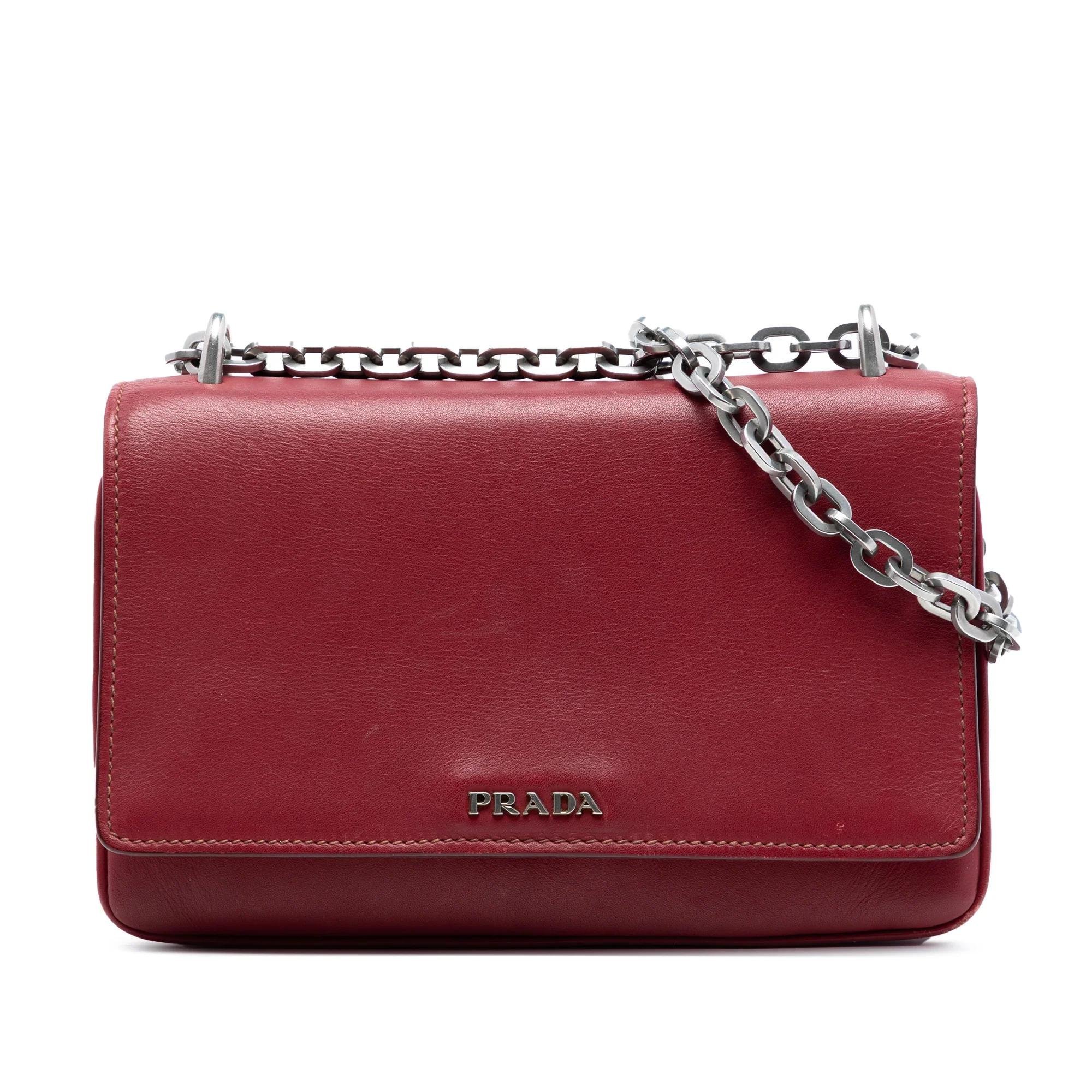 Soft leather crossbody bag