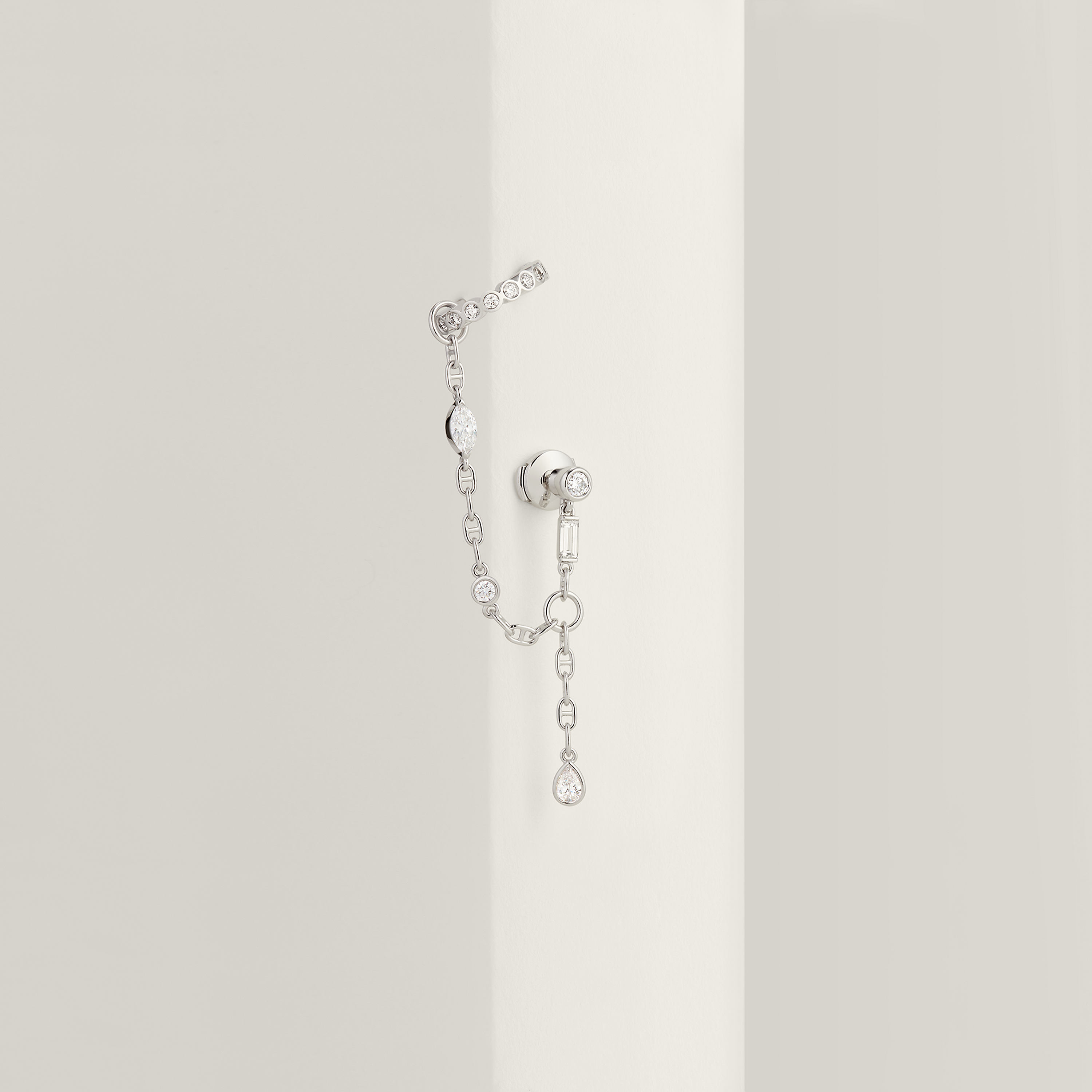 Chaine d'ancre Chaos Fancy right single earring