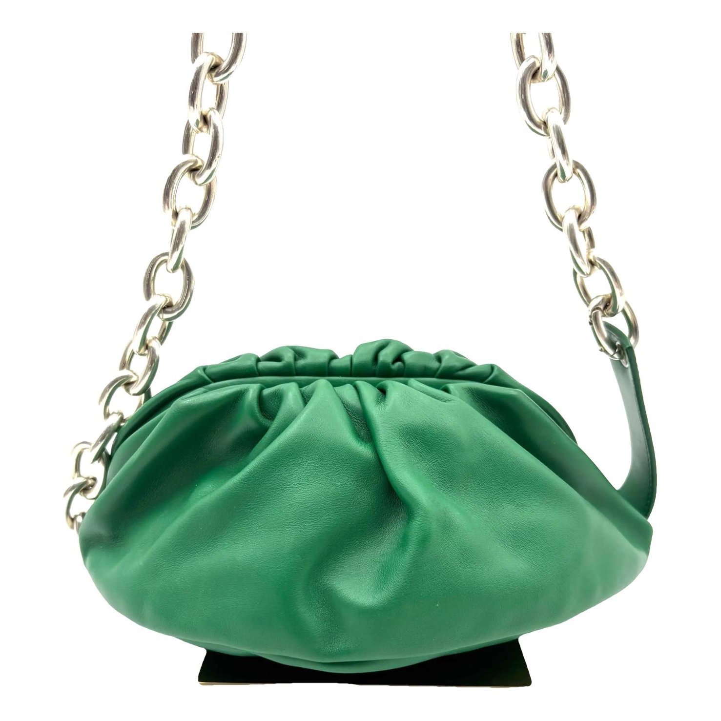 Chain Pouch leather handbag