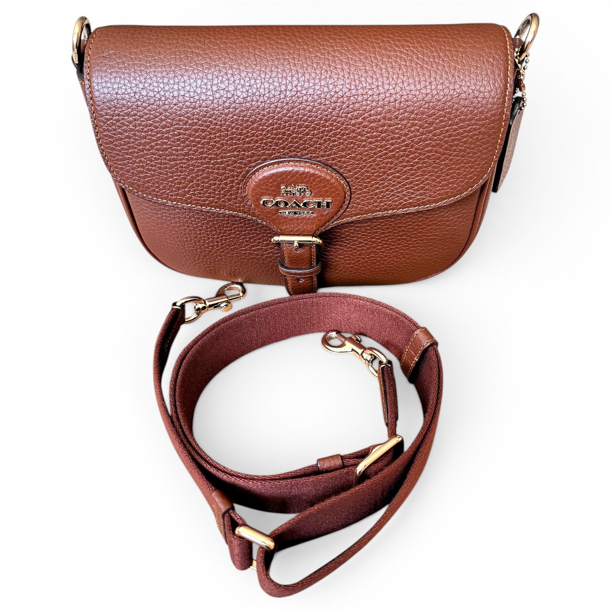 Leather crossbody bag