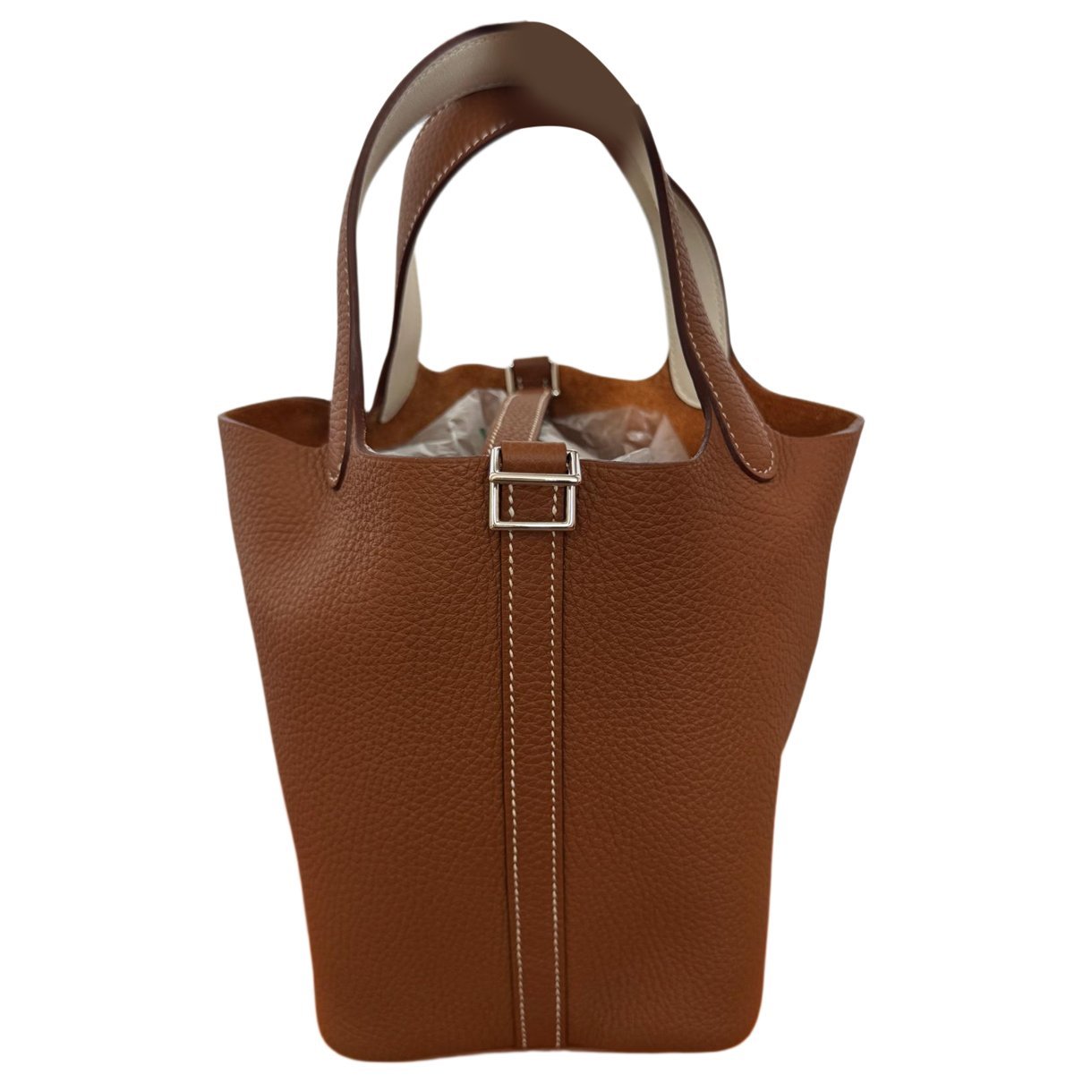 Picotin leather handbag