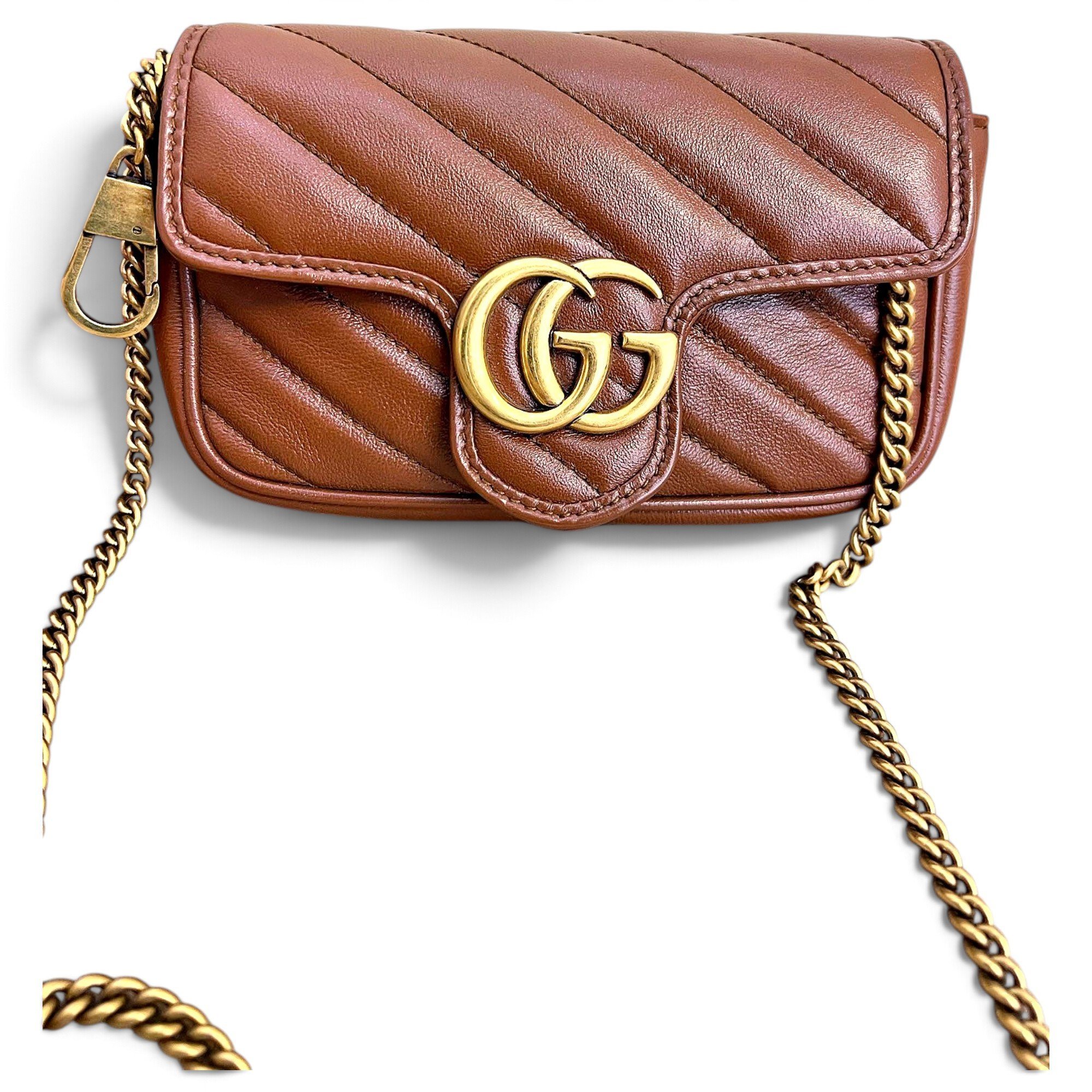 GG Marmont Chain Flap leather handbag