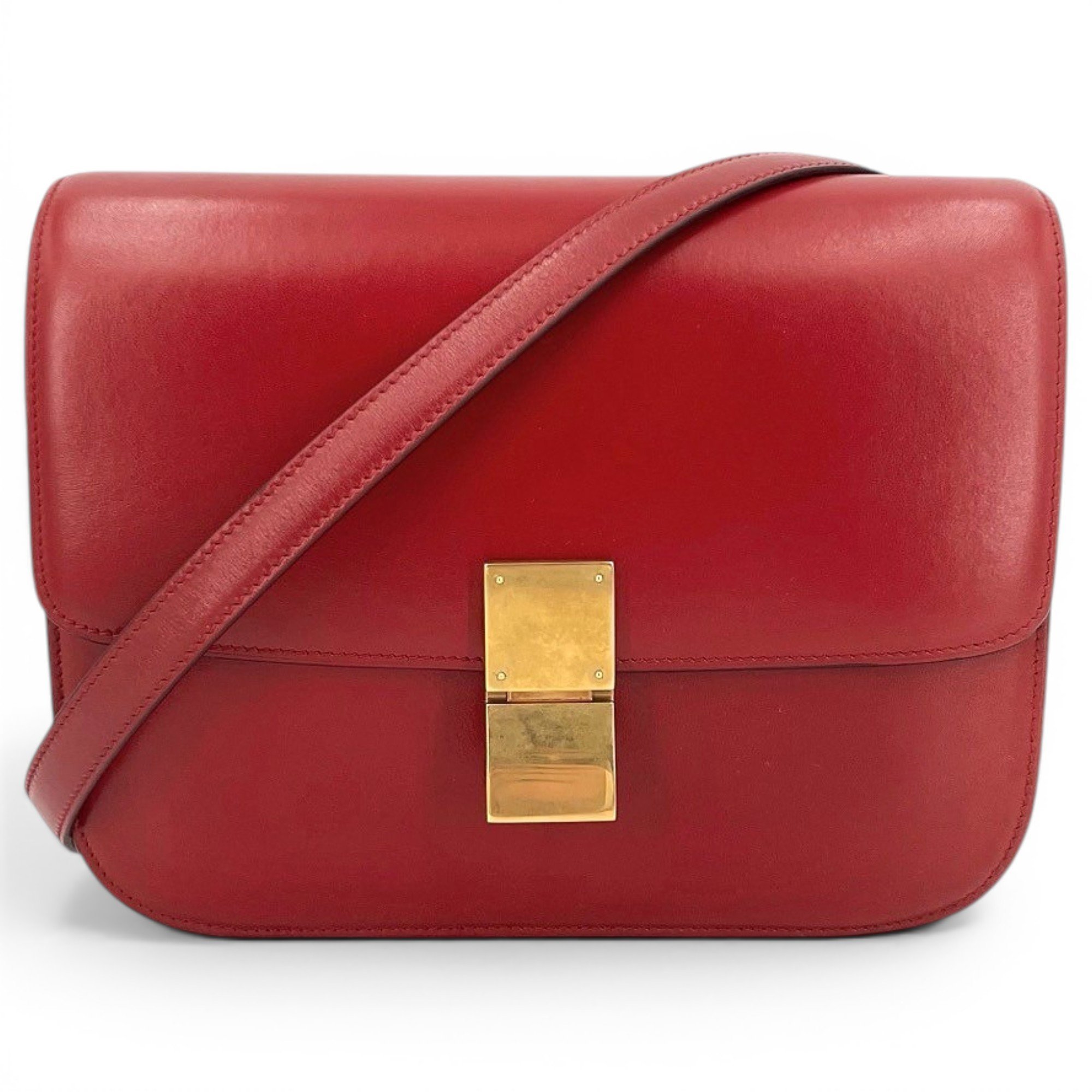 Classic leather handbag