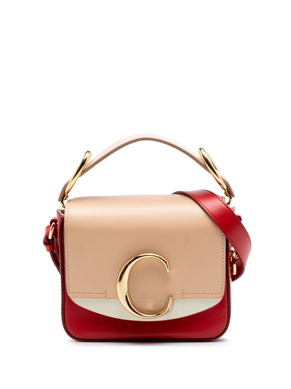 2020 Mini Tricolor Calfskin C satchel