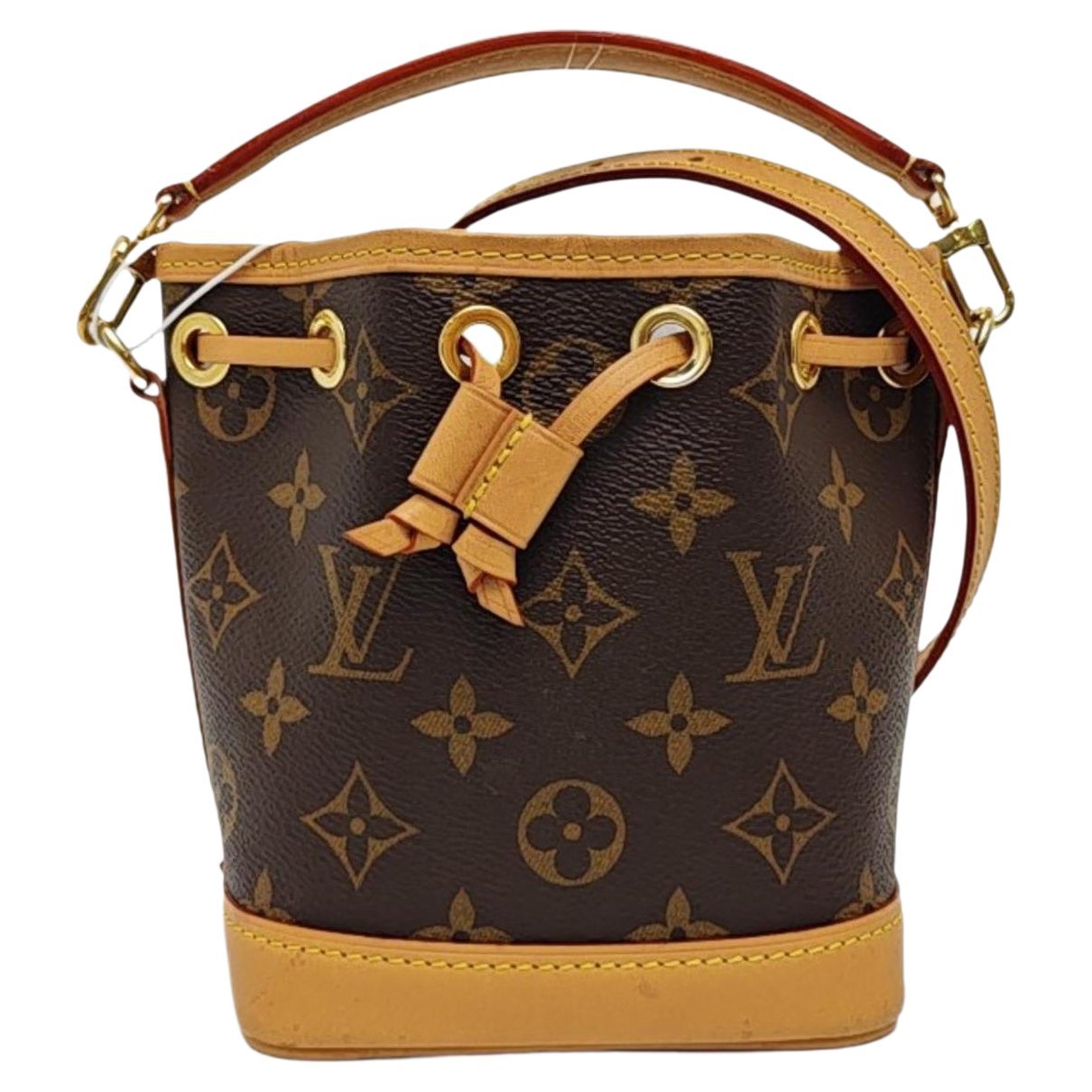 Nano Noé leather handbag