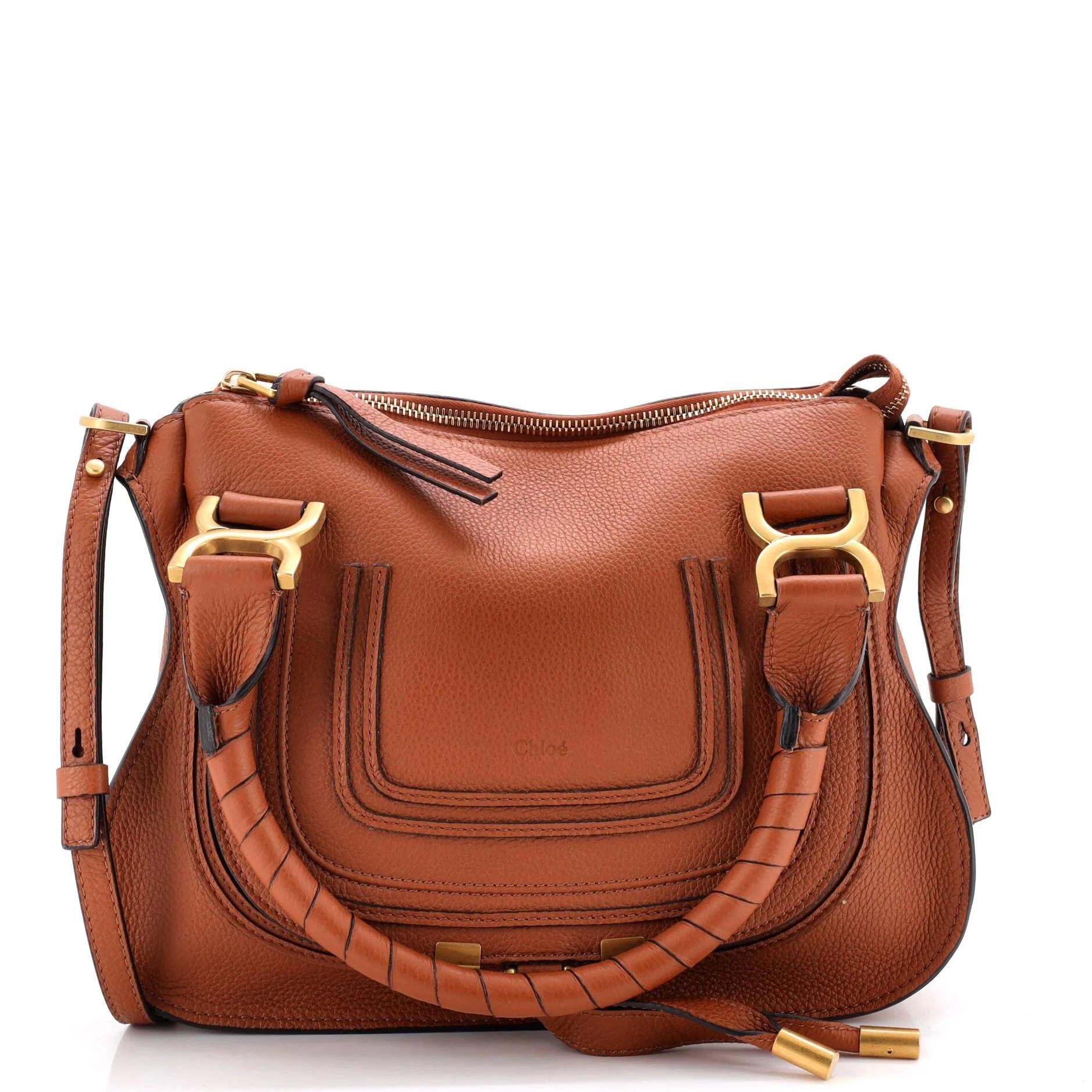 Leather satchel