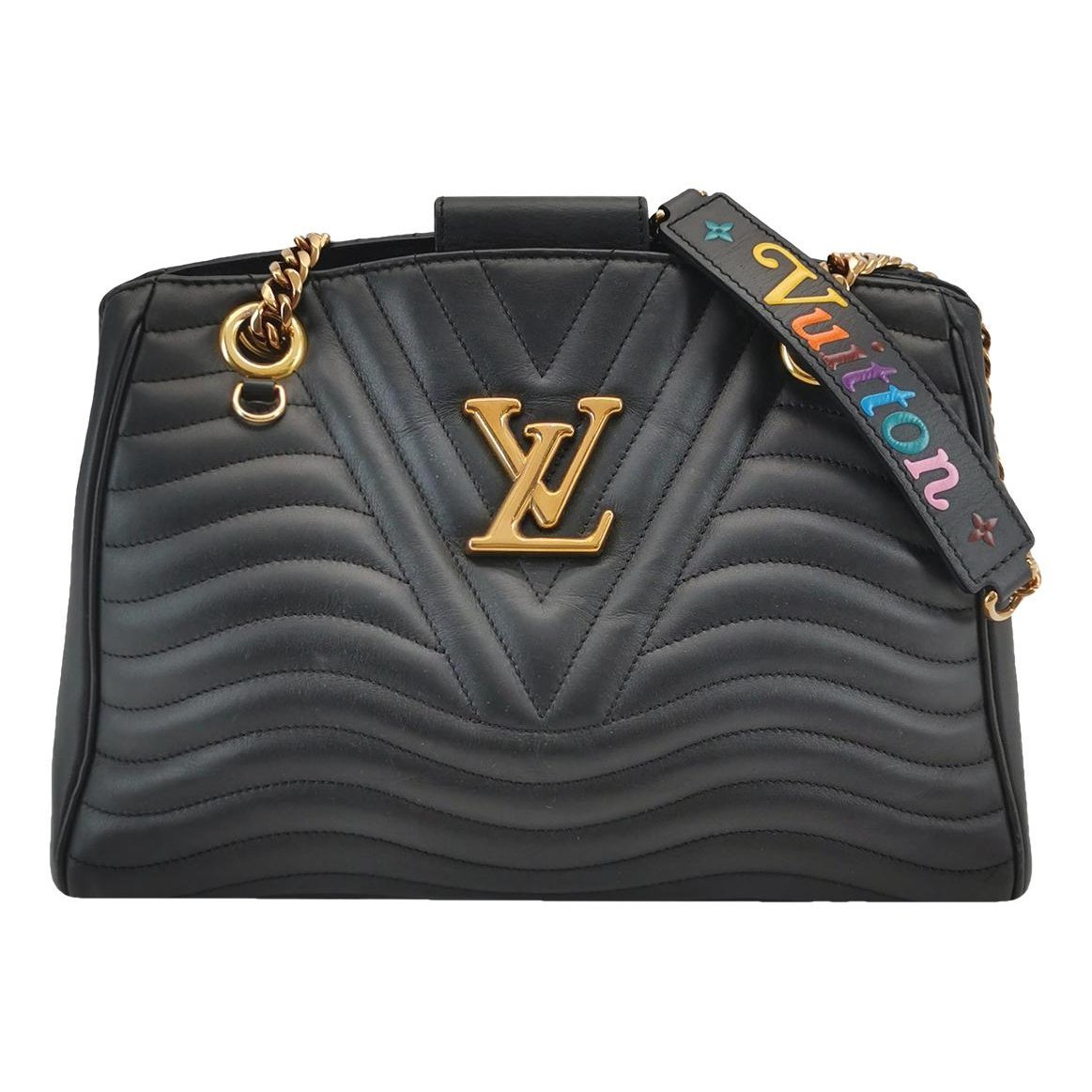 New Wave leather handbag