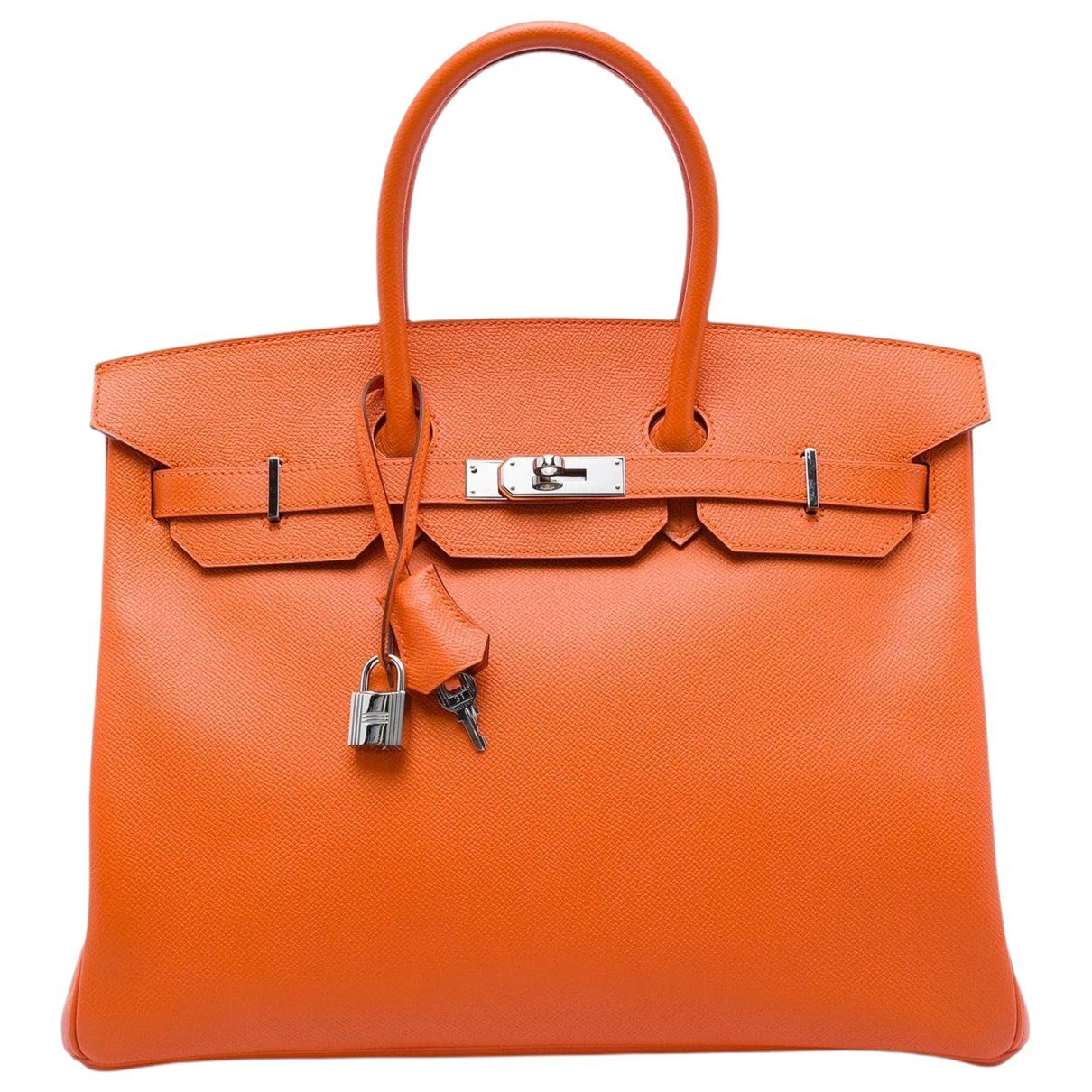Birkin 35 leather handbag