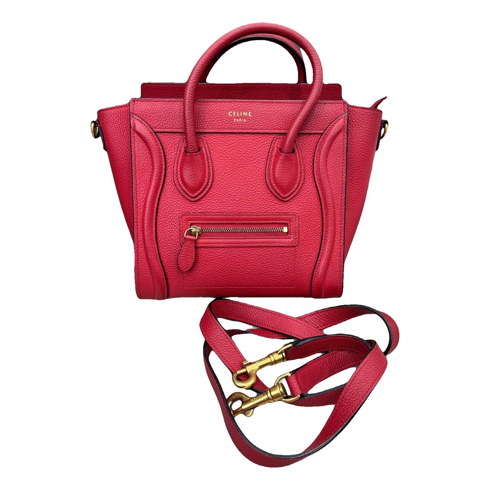 Nano Luggage leather handbag
