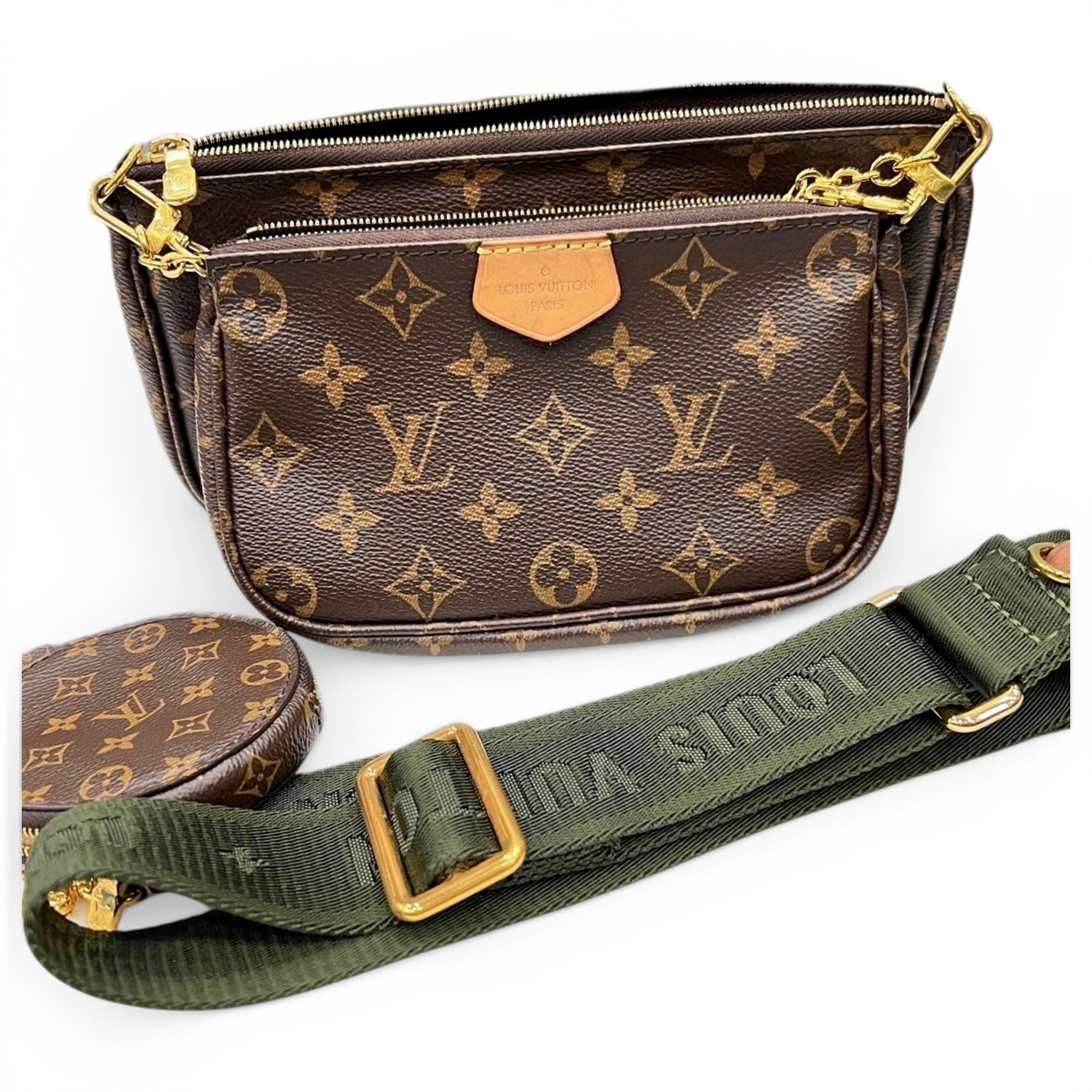 Multi Pochette Accessoires leather handbag