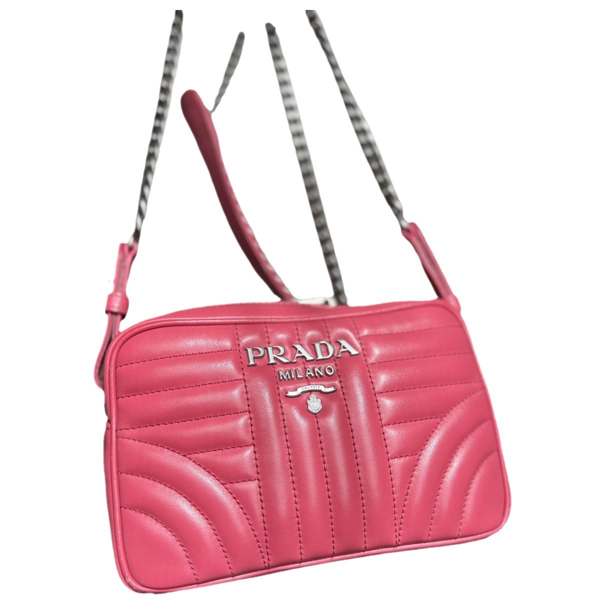 Diagramme leather crossbody bag