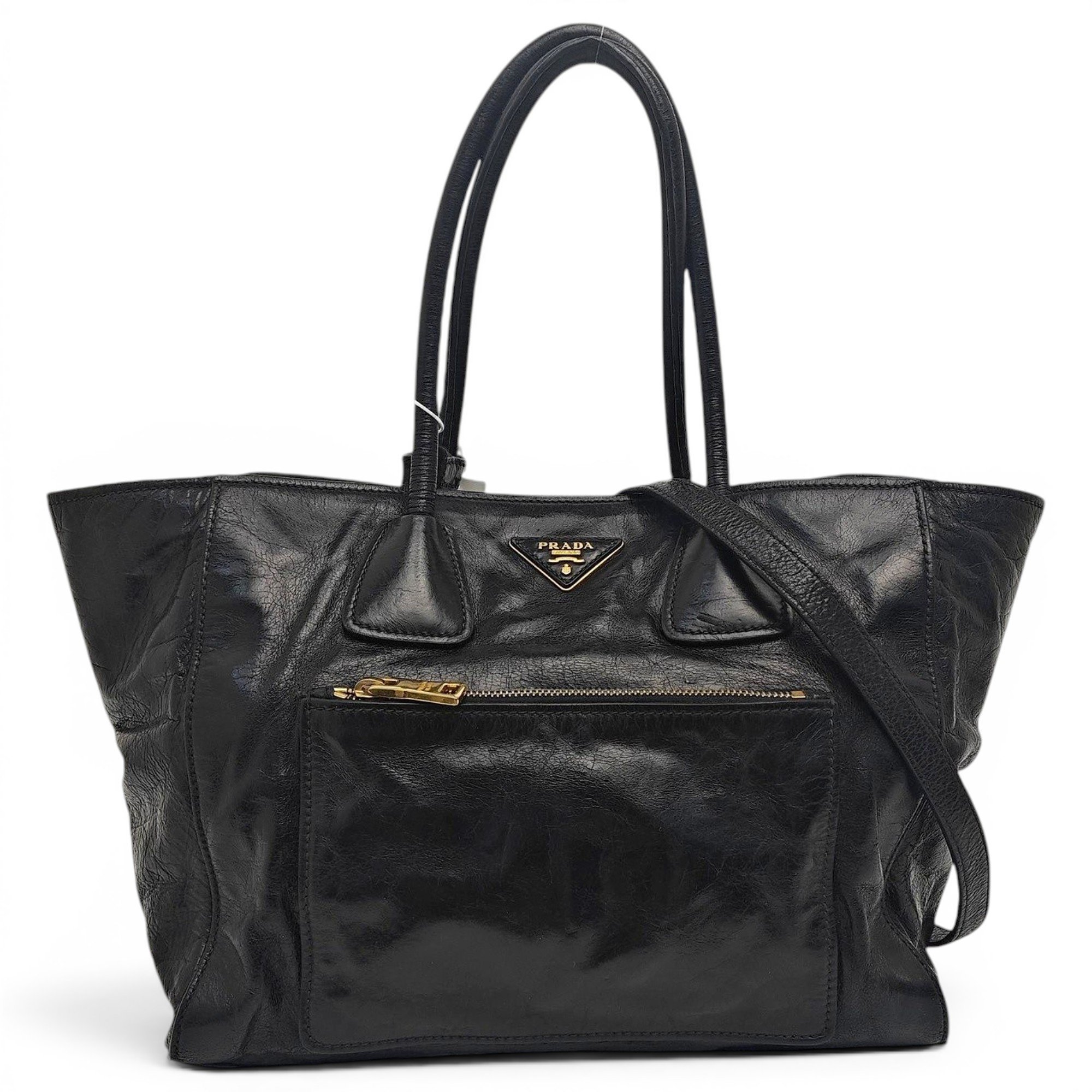 Leather handbag
