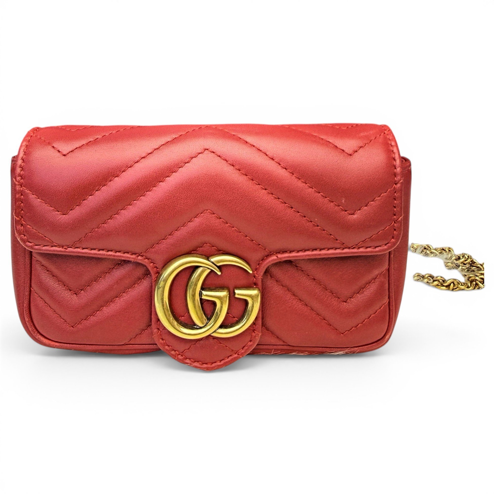 GG Marmont Flap leather handbag