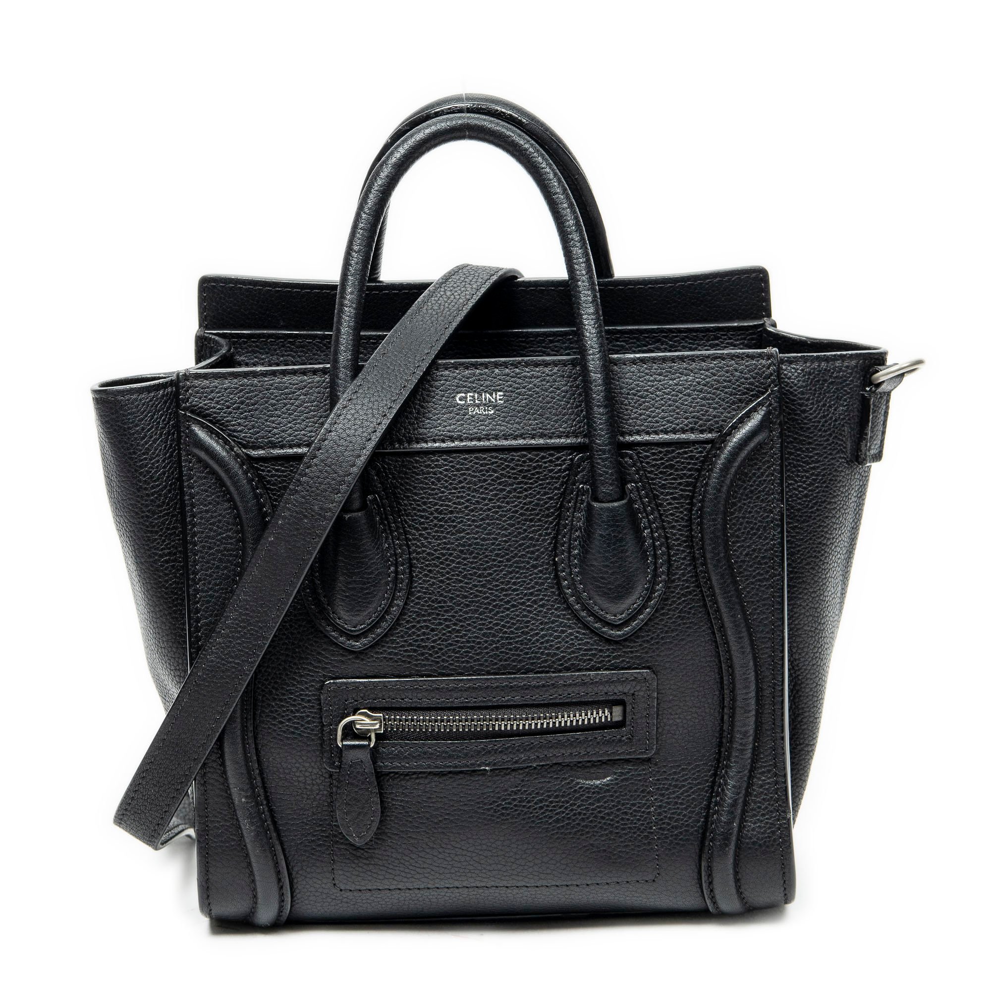 Luggage leather handbag