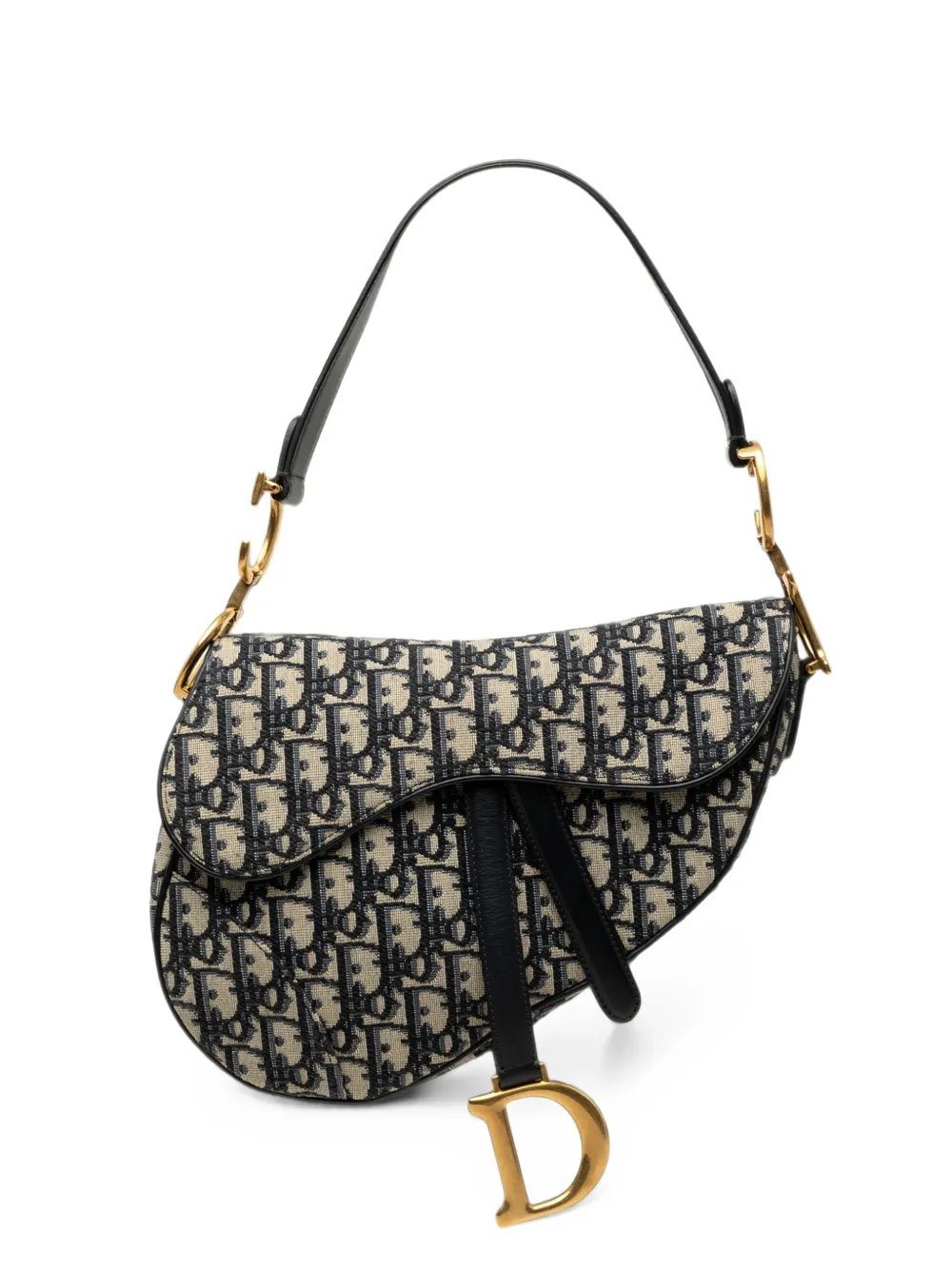 2018 Oblique Canvas Saddle Bag shoulder bag