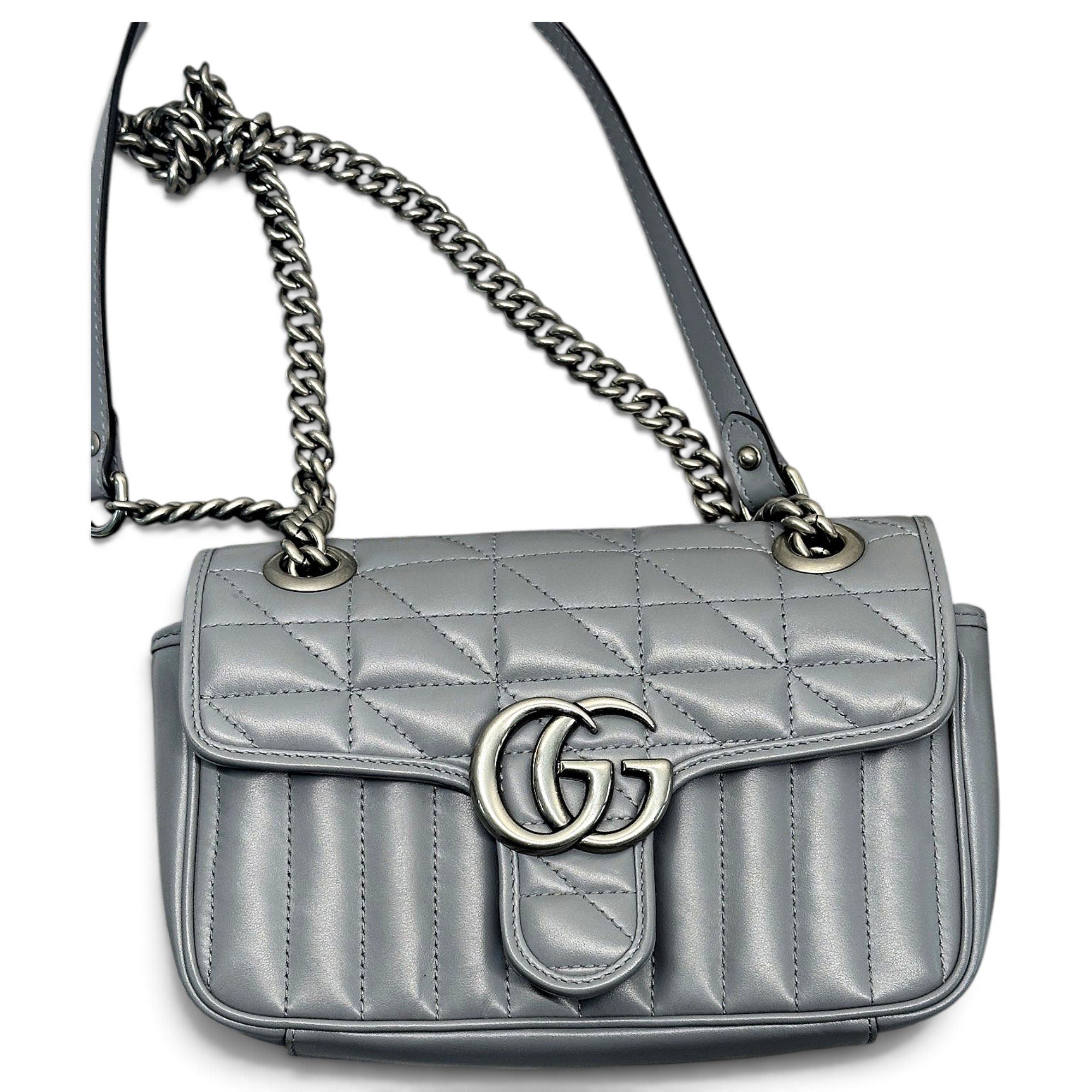 GG Marmont Flap leather handbag