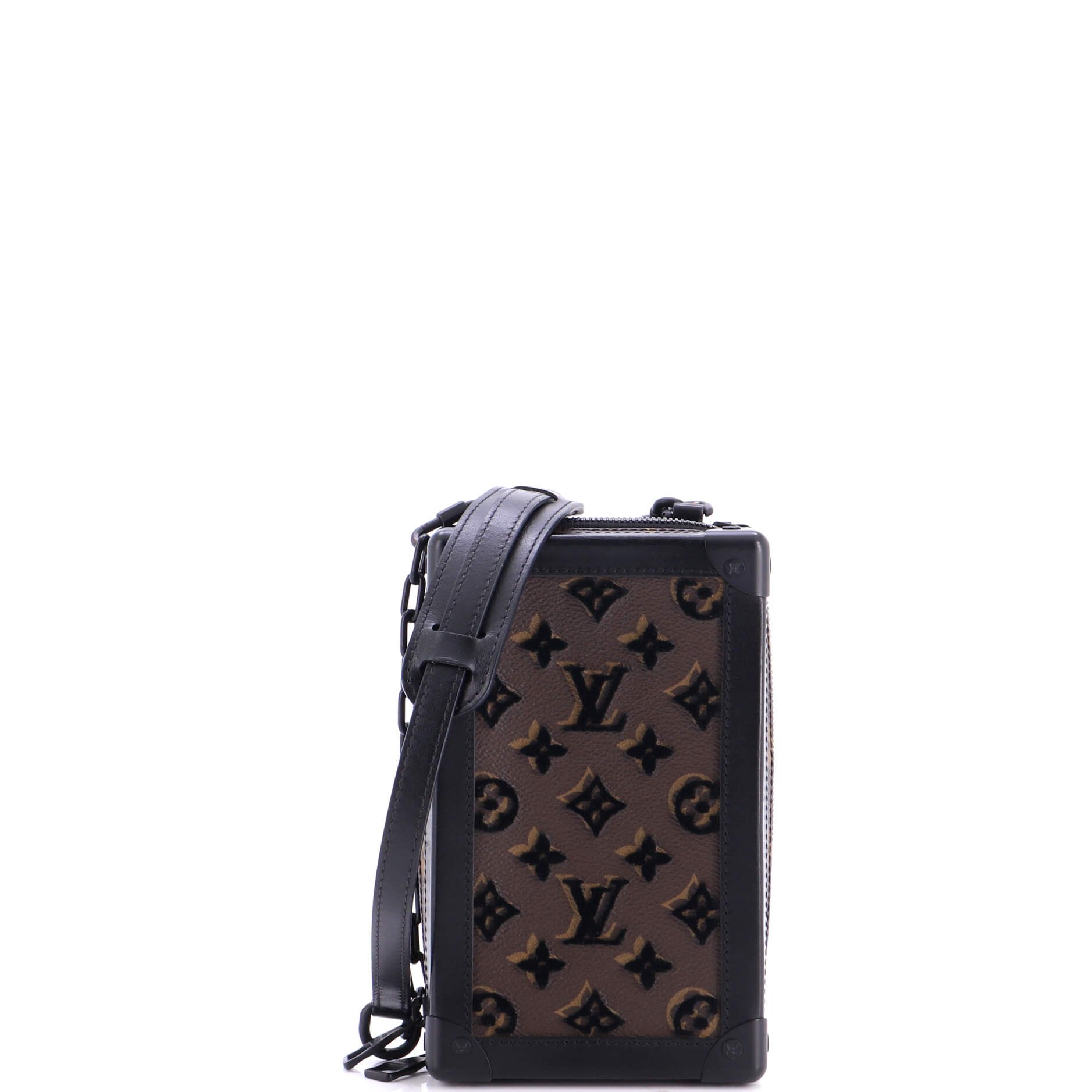 Vertical Soft Trunk Bag Monogram Tuffetage Canvas