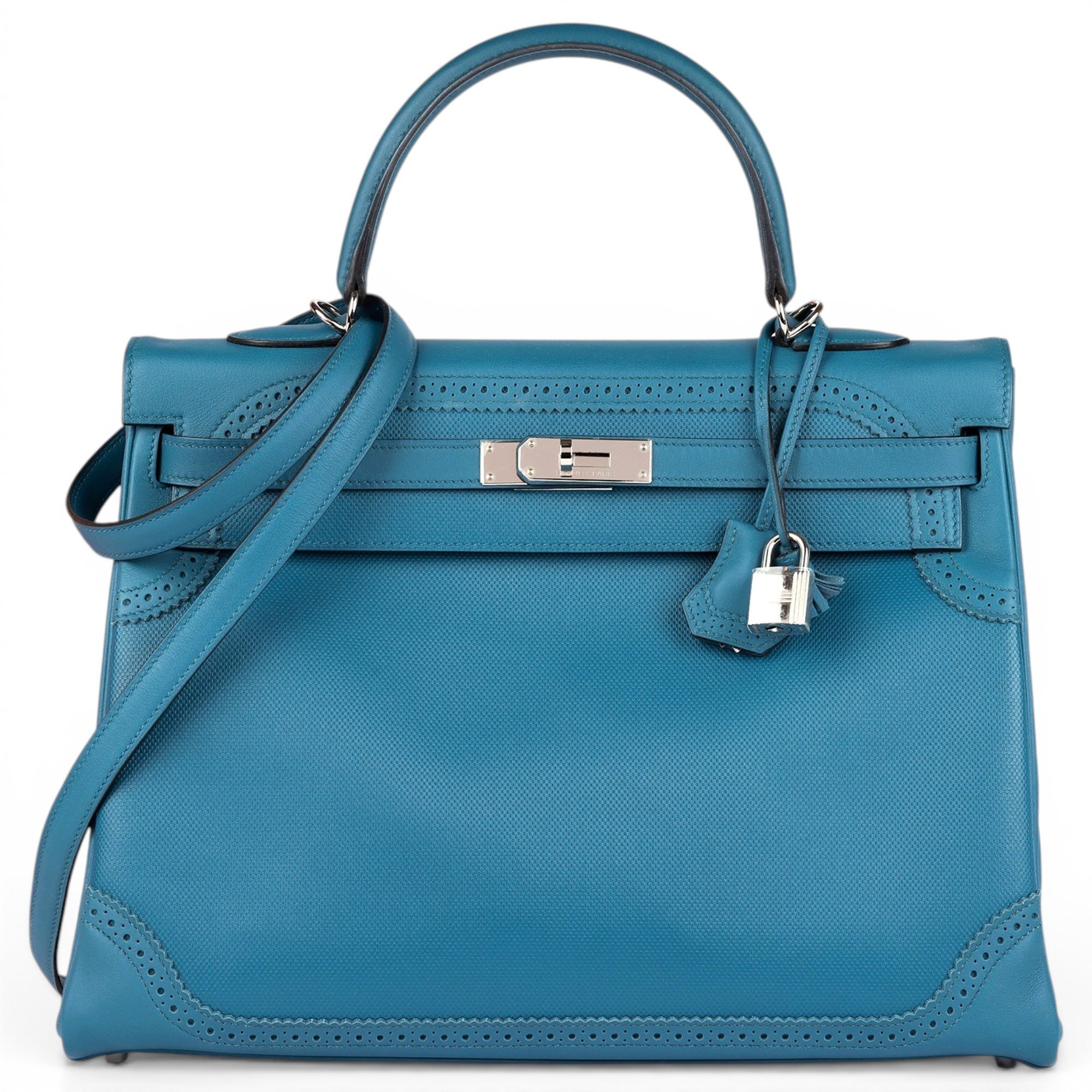 Kelly 35 leather handbag